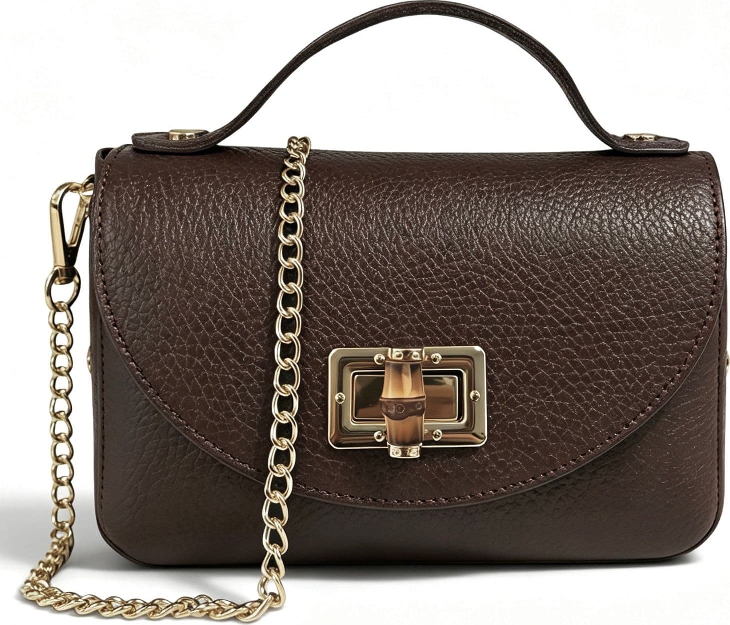 Modarno Borsetta donna Mini Bag in vera pelle 19x9x12 cm - 11