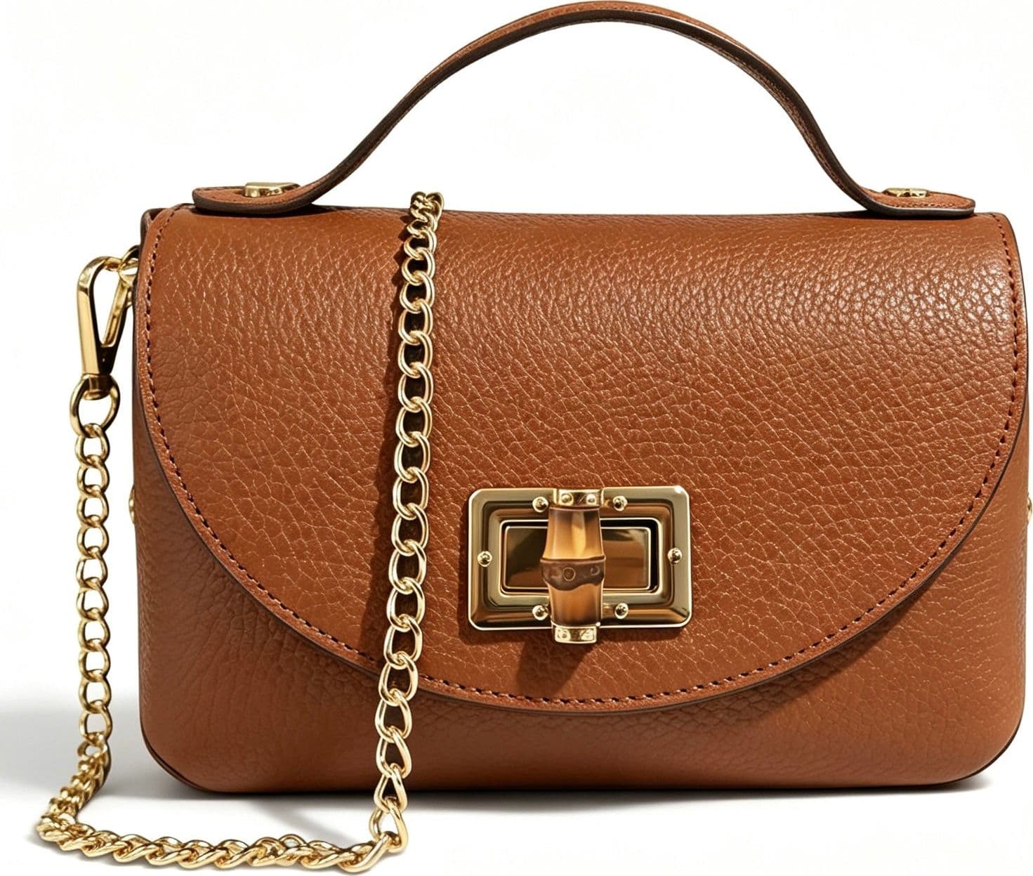 Modarno Borsetta donna Mini Bag in vera pelle 19x9x12 cm - 14