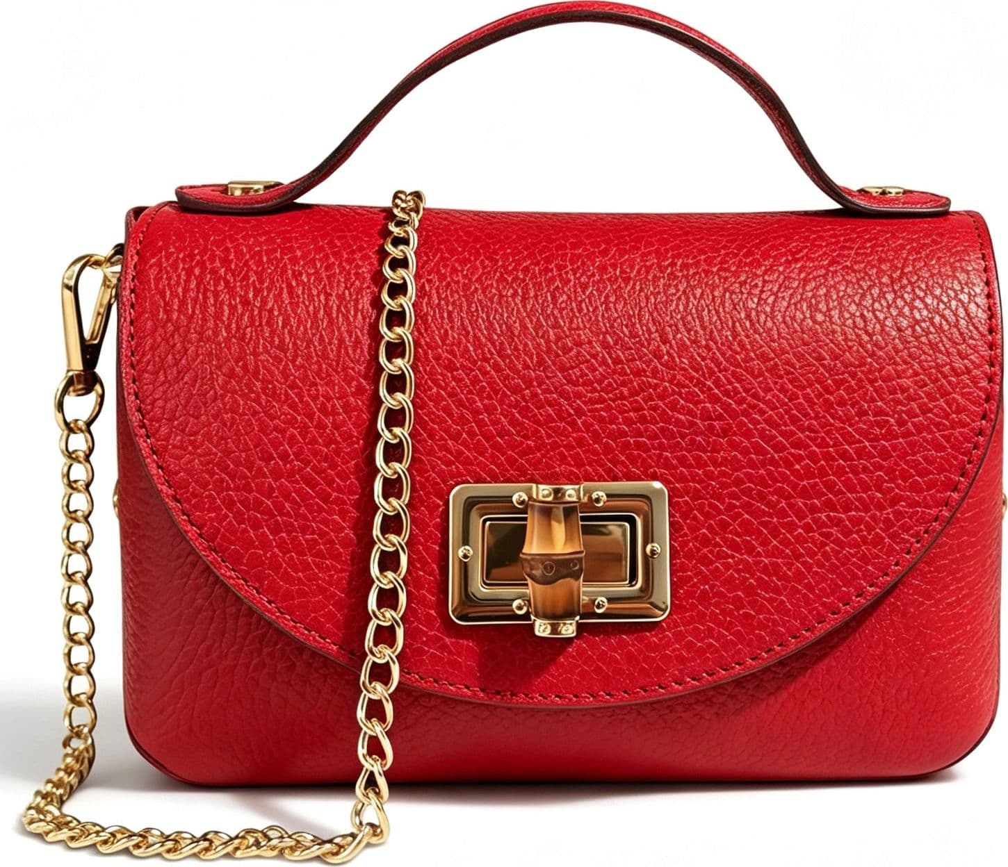 Modarno Borsetta donna Mini Bag in vera pelle 19x9x12 cm - 15