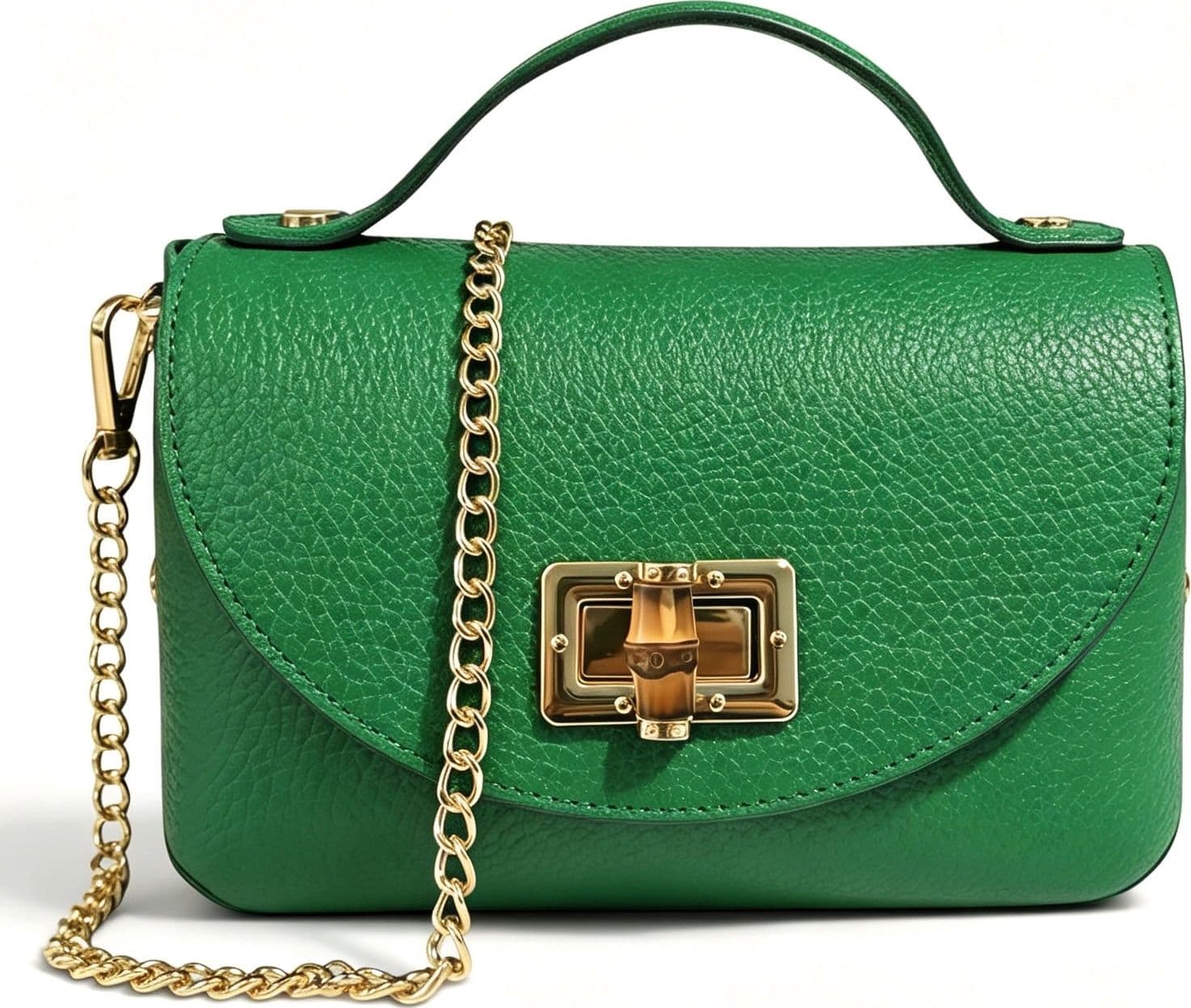 Modarno Borsetta donna Mini Bag in vera pelle 19x9x12 cm - 19