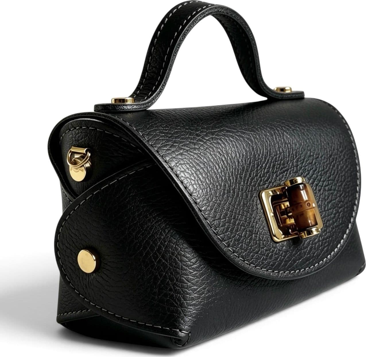 Modarno Borsetta donna Mini Bag in vera pelle 19x9x12 cm - 3