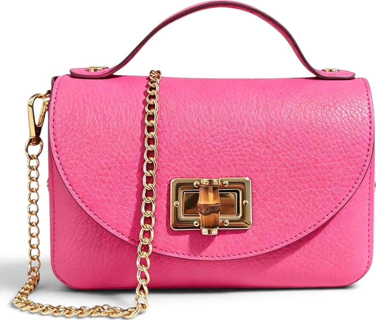 Modarno Borsetta donna Mini Bag in vera pelle 19x9x12 cm - 22
