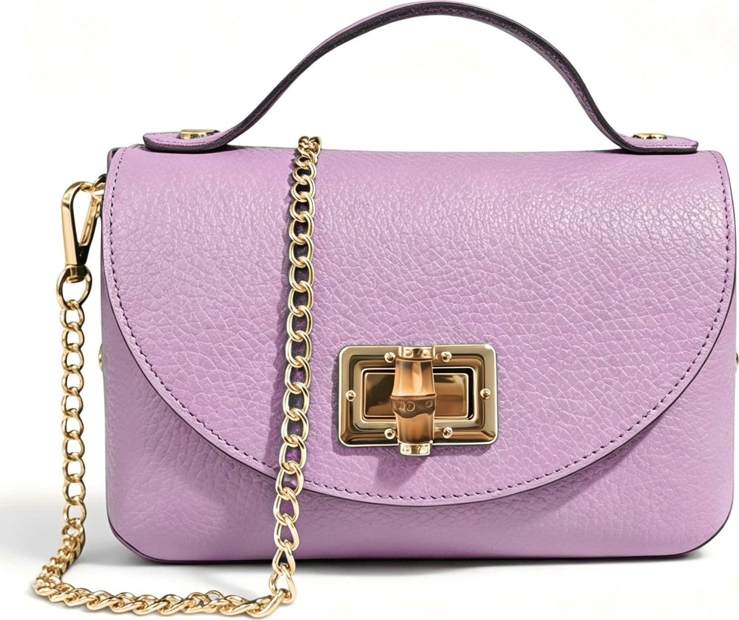 Modarno Borsetta donna Mini Bag in vera pelle 19x9x12 cm - 23