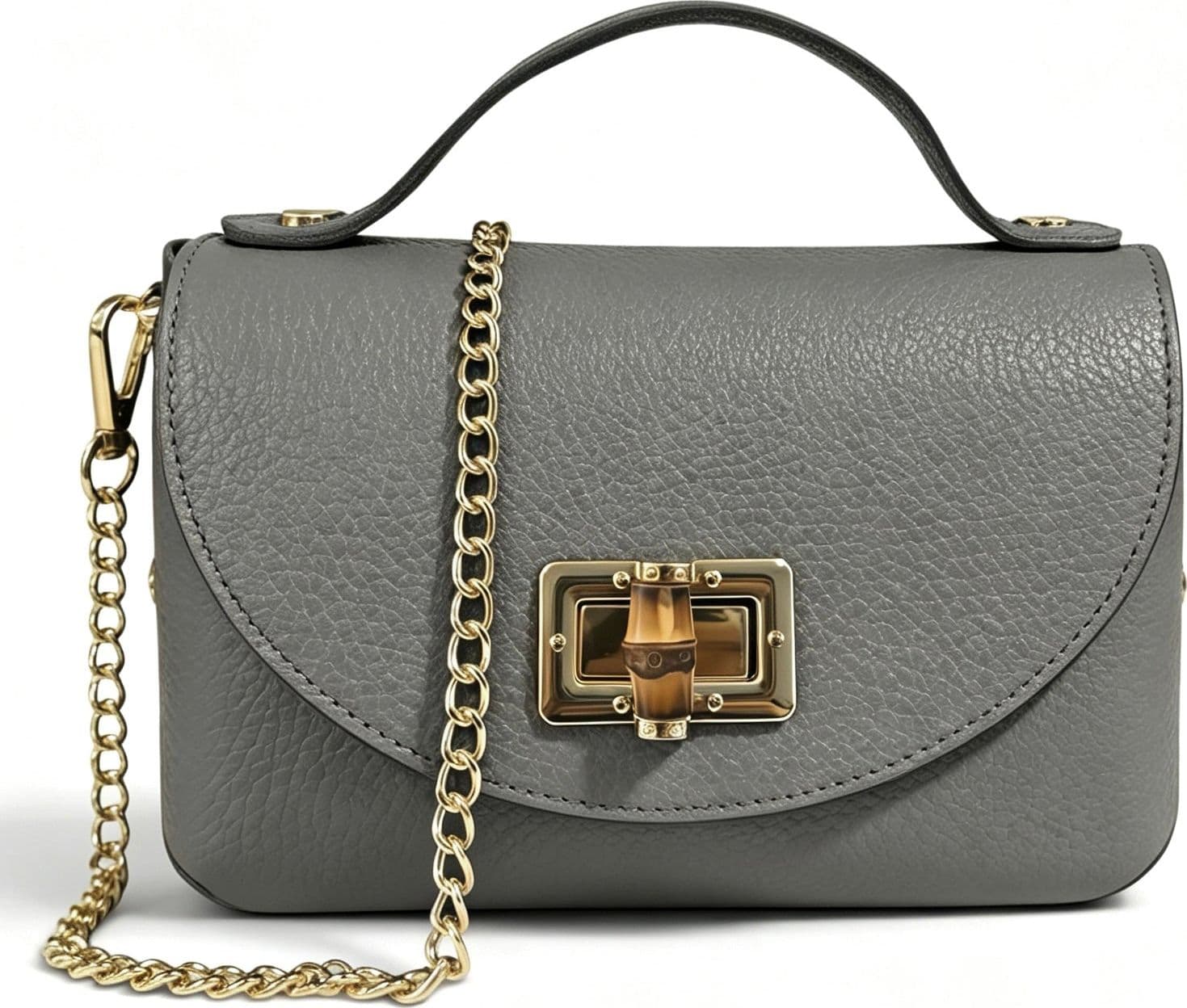 Modarno Borsetta donna Mini Bag in vera pelle 19x9x12 cm - 26
