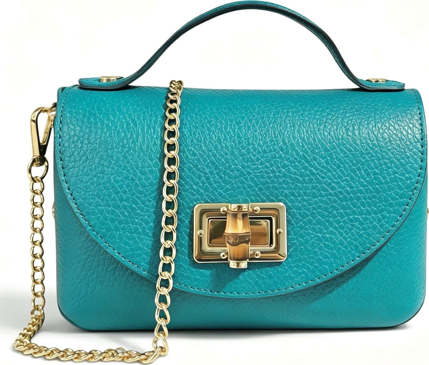 Modarno Borsetta donna Mini Bag in vera pelle 19x9x12 cm - 29