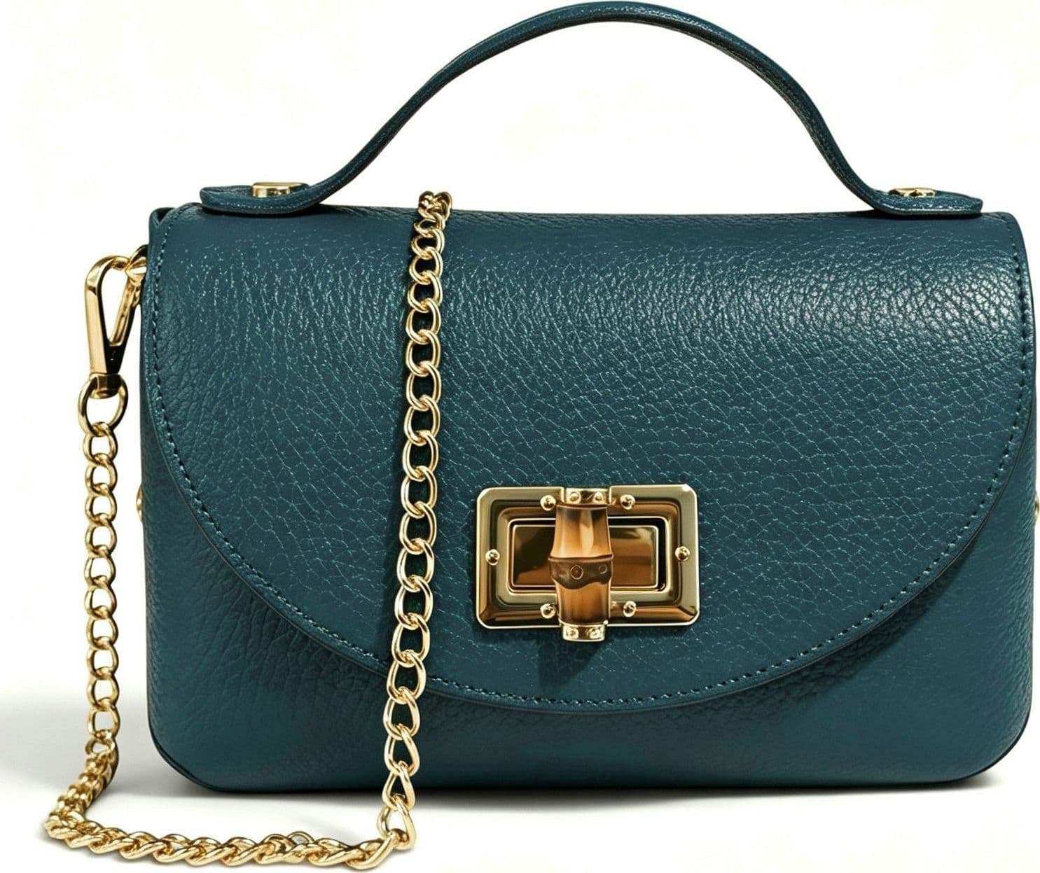 Modarno Borsetta donna Mini Bag in vera pelle 19x9x12 cm - 32