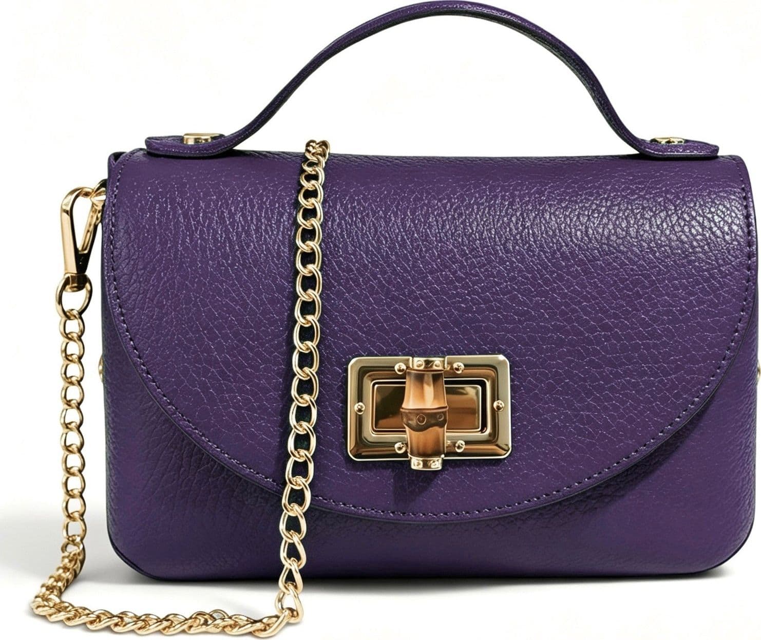 Modarno Borsetta donna Mini Bag in vera pelle 19x9x12 cm - 33