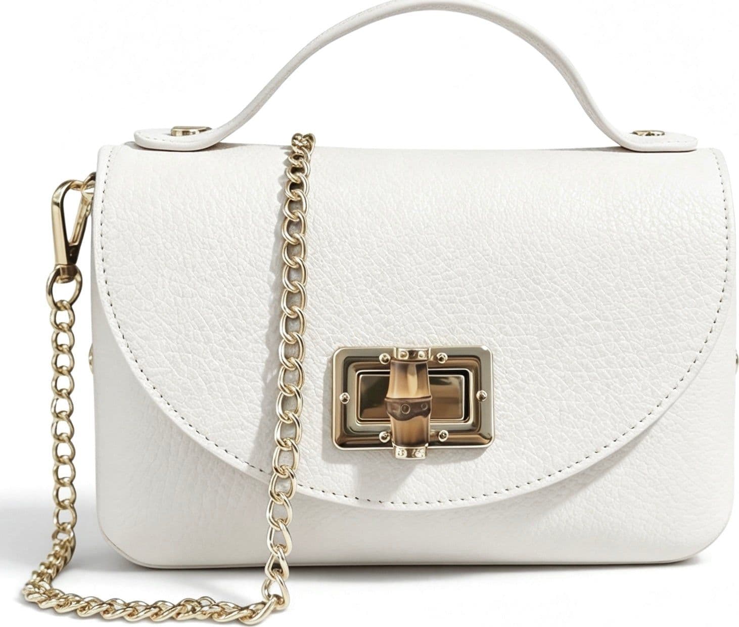 Modarno Borsetta donna Mini Bag in vera pelle 19x9x12 cm - 6
