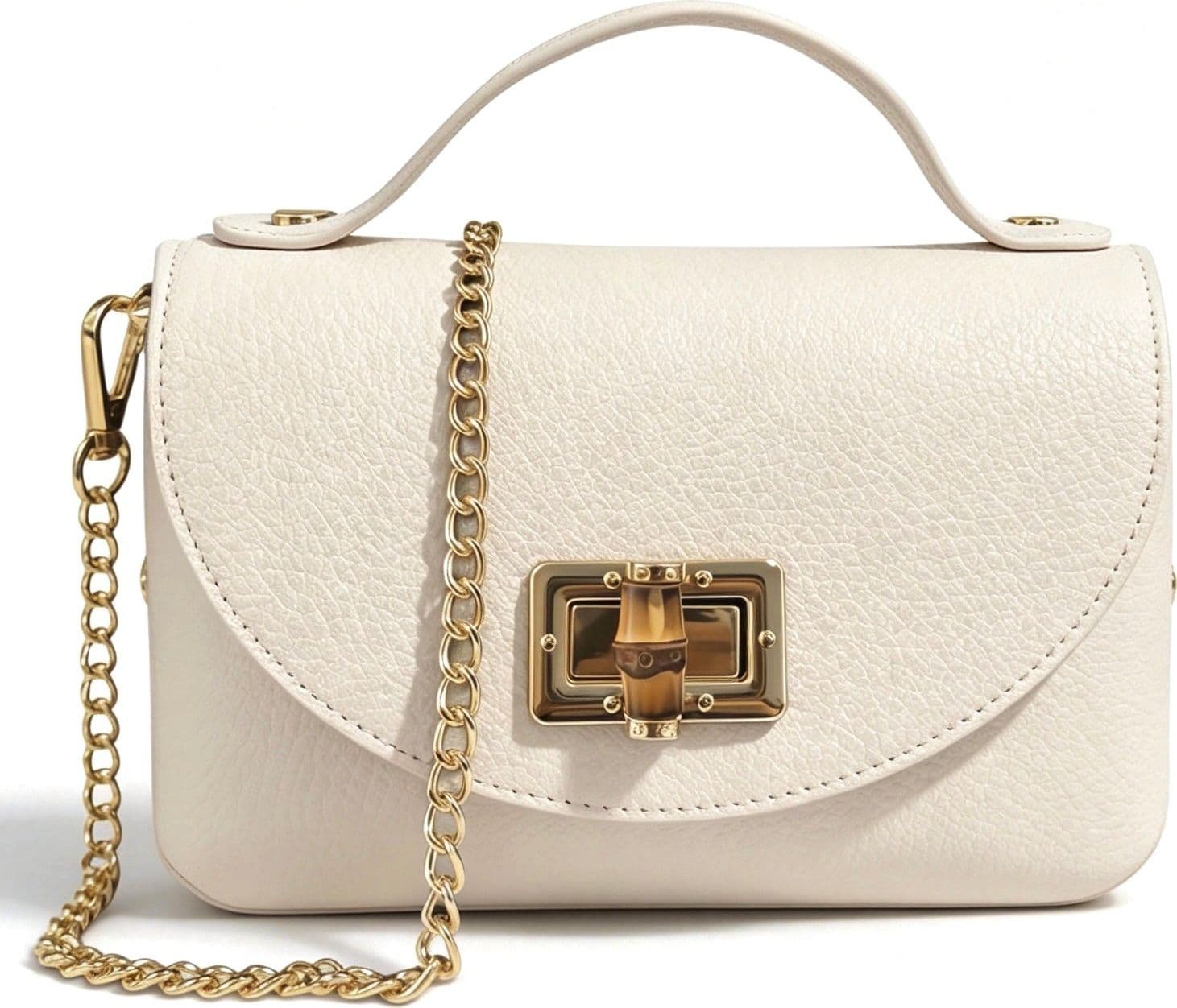 Modarno Borsetta donna Mini Bag in vera pelle 19x9x12 cm - 7