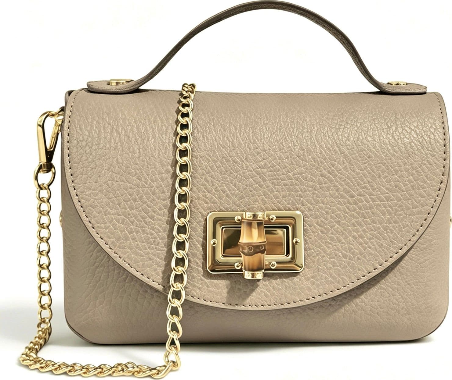 Modarno Borsetta donna Mini Bag in vera pelle 19x9x12 cm - 8
