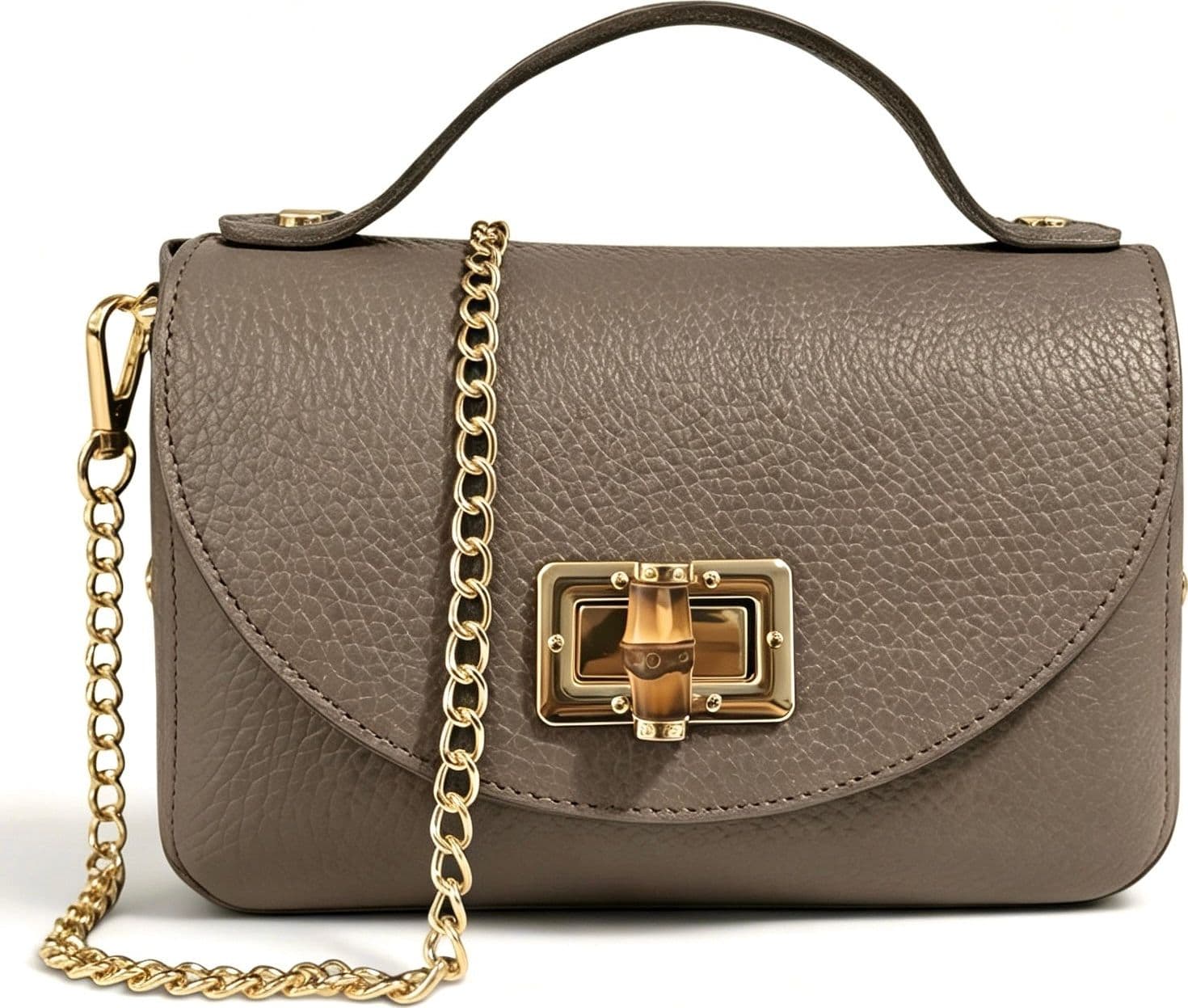 Modarno Borsetta donna Mini Bag in vera pelle 19x9x12 cm - 9