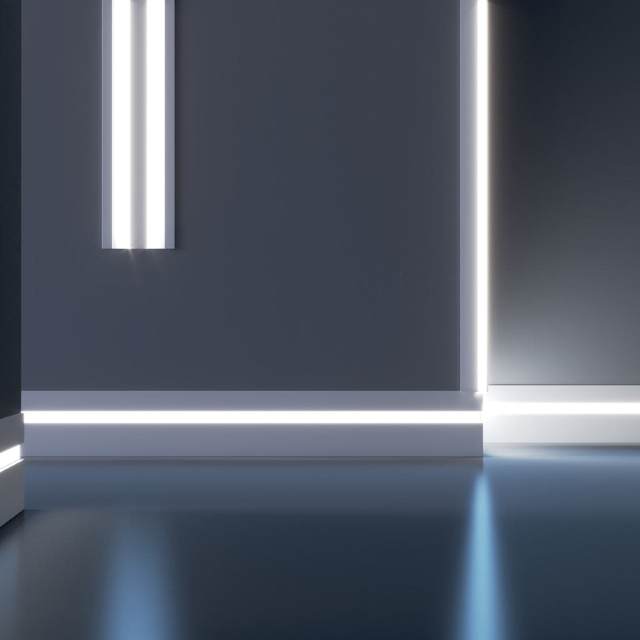 Profilo LED da Incasso per Cartongesso in Polimero 17x100x2700 mm – JX184 – Venduto al Metro Lineare - 10
