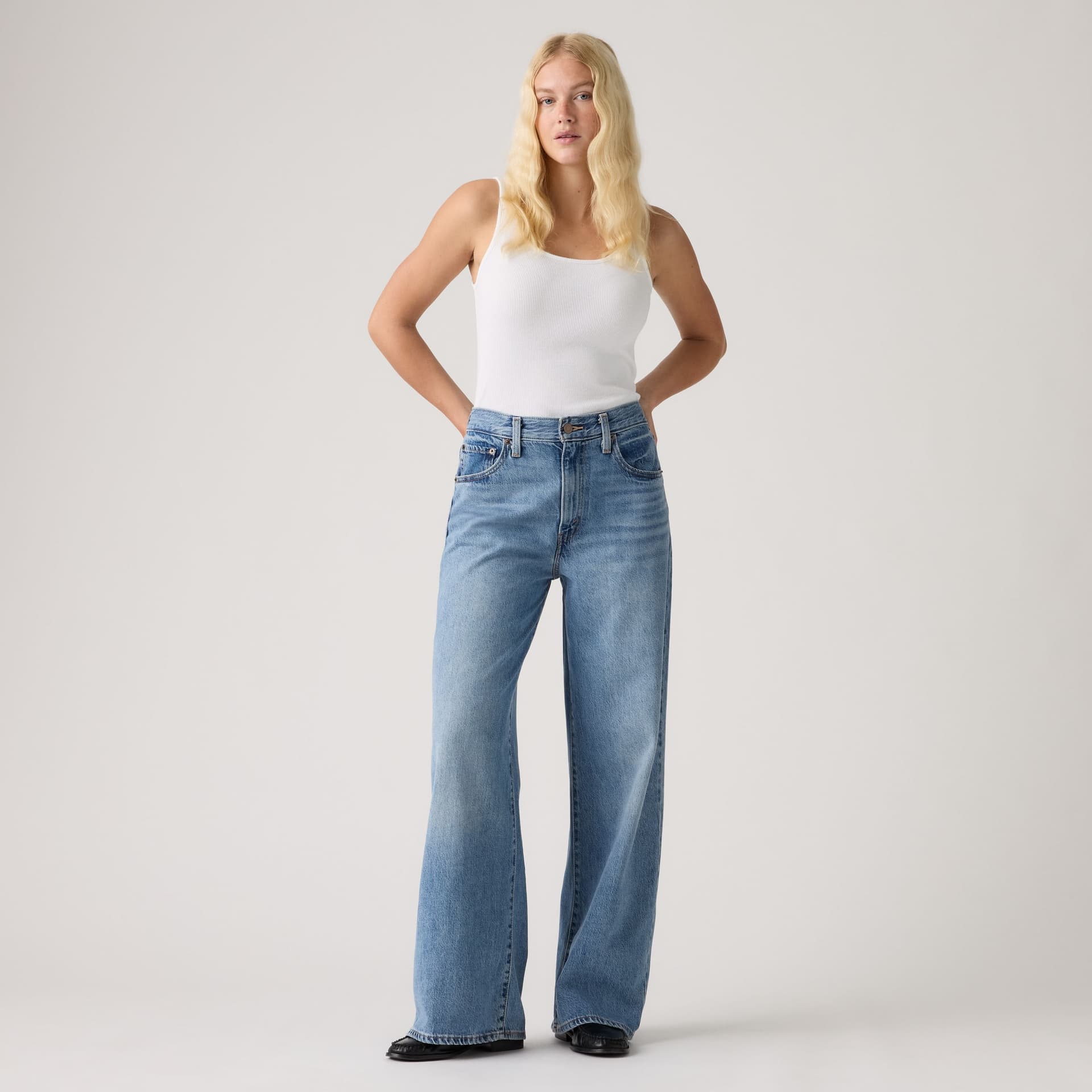 Levi's Jeans donna Cinch Lightweight a gamba ampia 0073B0002 - 2