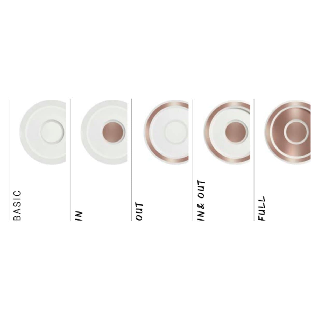 Plafoniera led Promoluce LOOP T20 Full CCT metallo metacrilato - 25