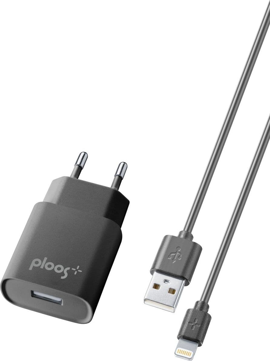 caricabatterie iphone 10w lighting apple iphone nero - 2