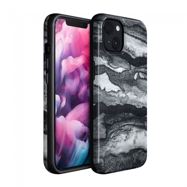 cover laut iphone 13 effetto marmo nero