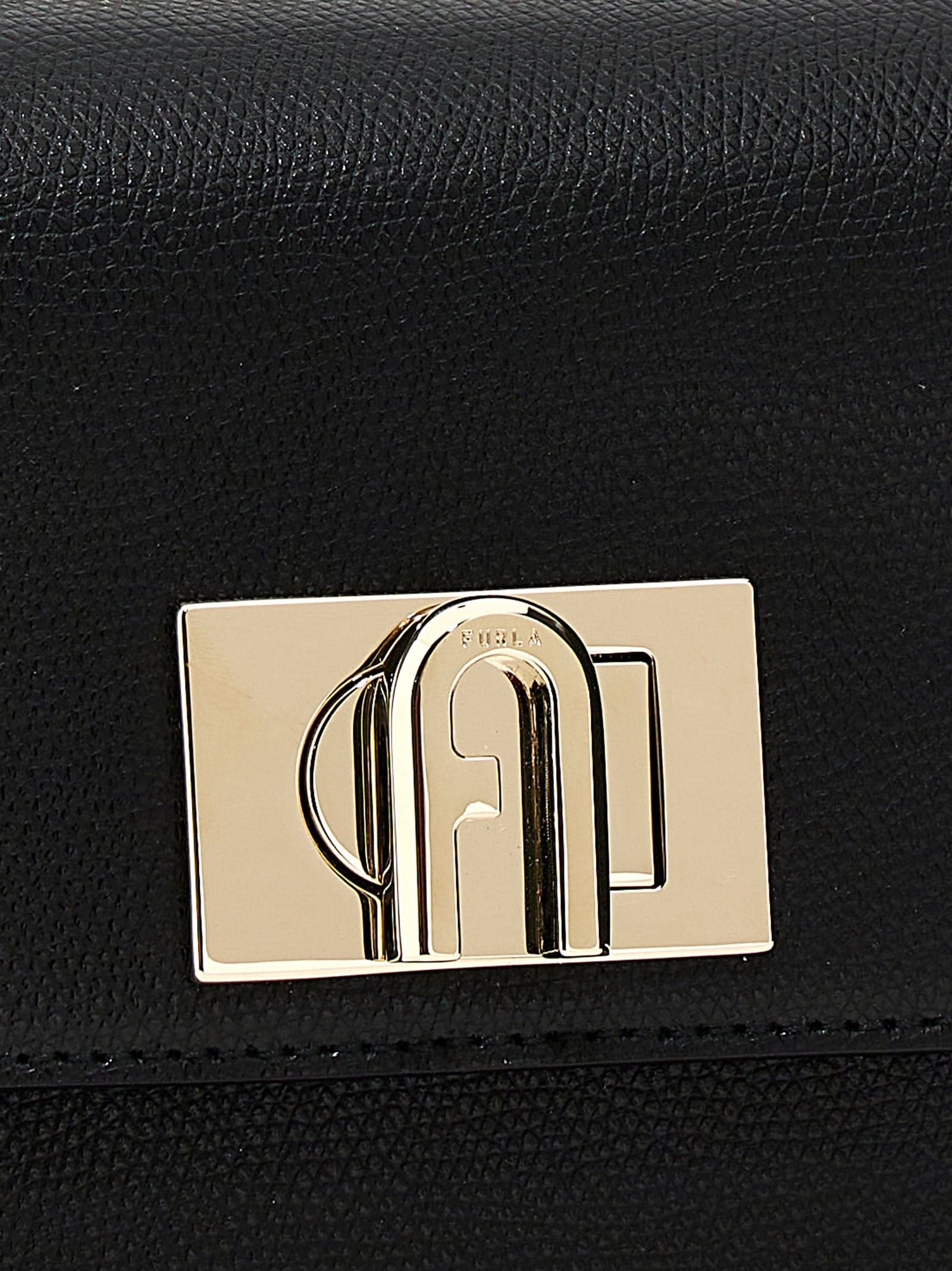 Furla Black Leather Crossbody Bag - 3
