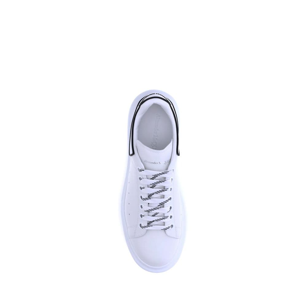 Alexander McQueen White Calf Leather Bos Taurus Platform Sneakers - 4