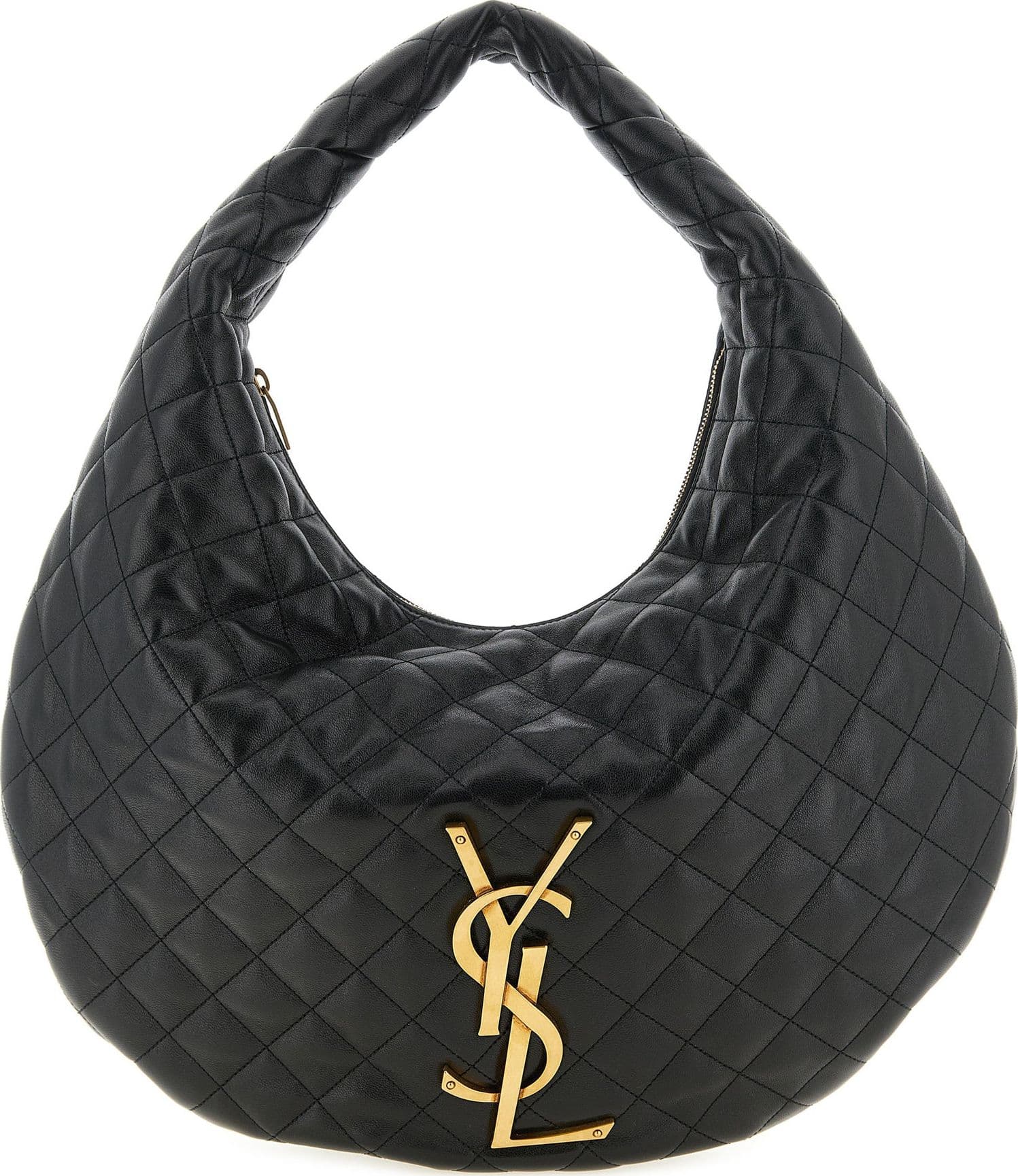 Saint Laurent Black Lamb Leather Shoulder Bag