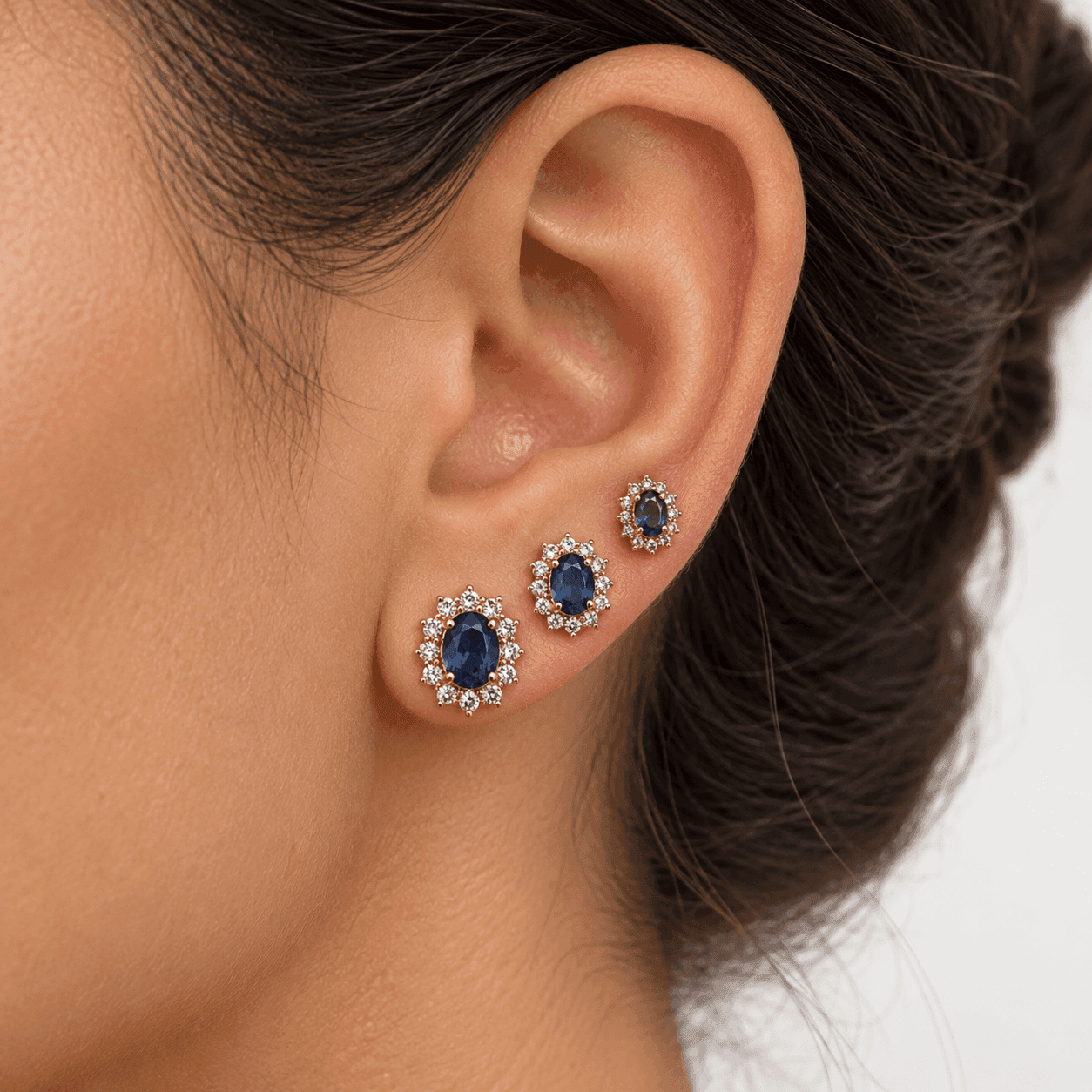 Alba Bijoux – Orecchini Set  Blu Reale - 2