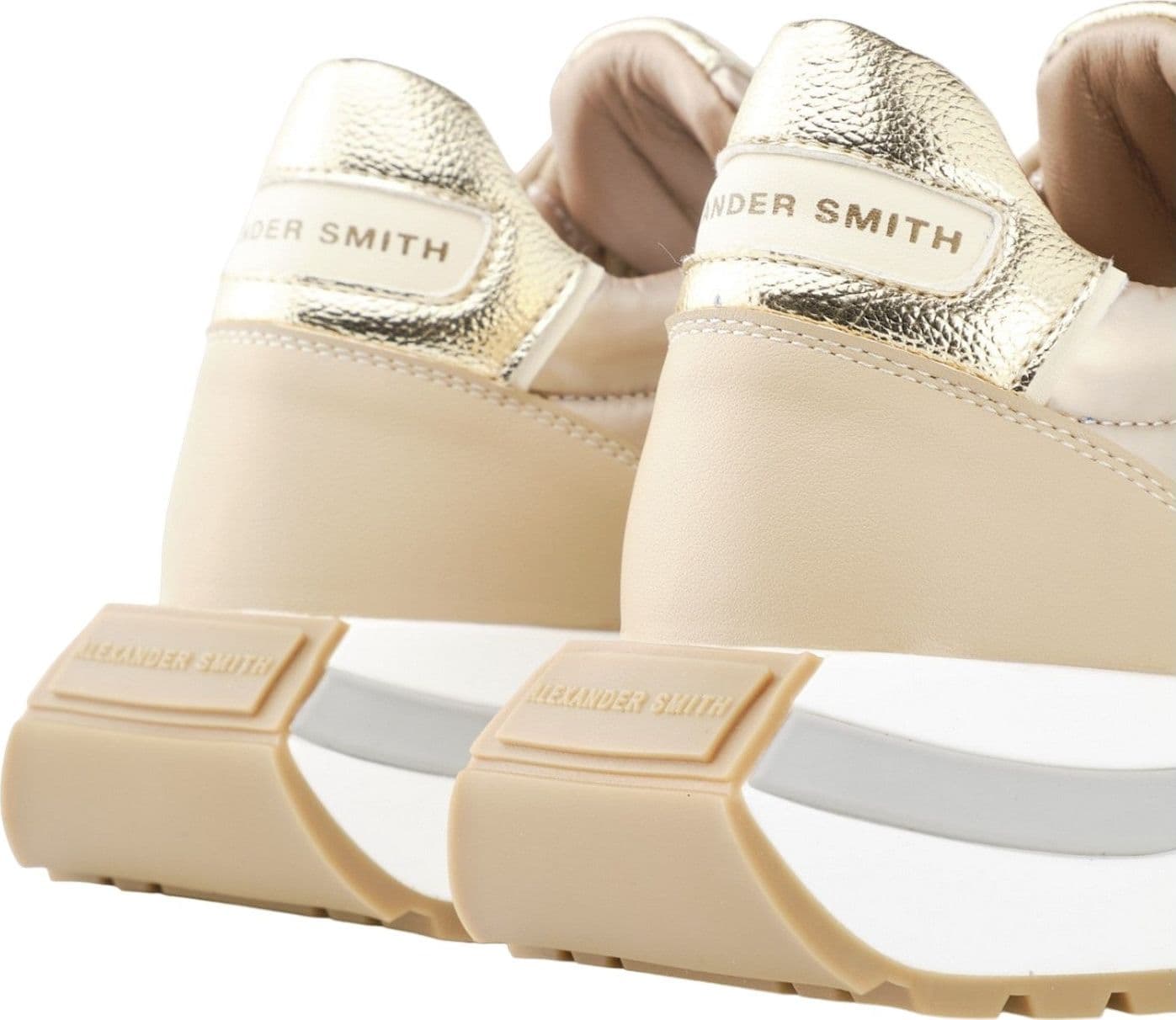 ALEXANDER SMITH sneaker donna alexander smith - hyde woman - beige - 3