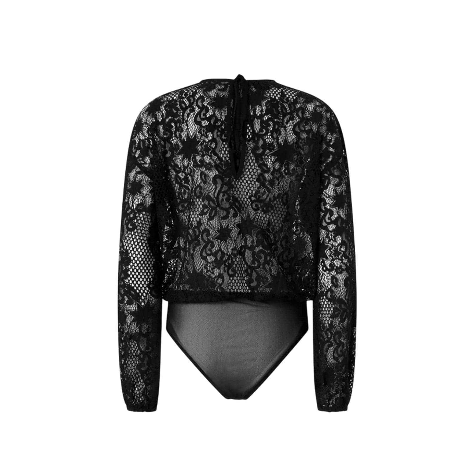 Pinko body donna pinko - bolognese body pizzo - nero - 2