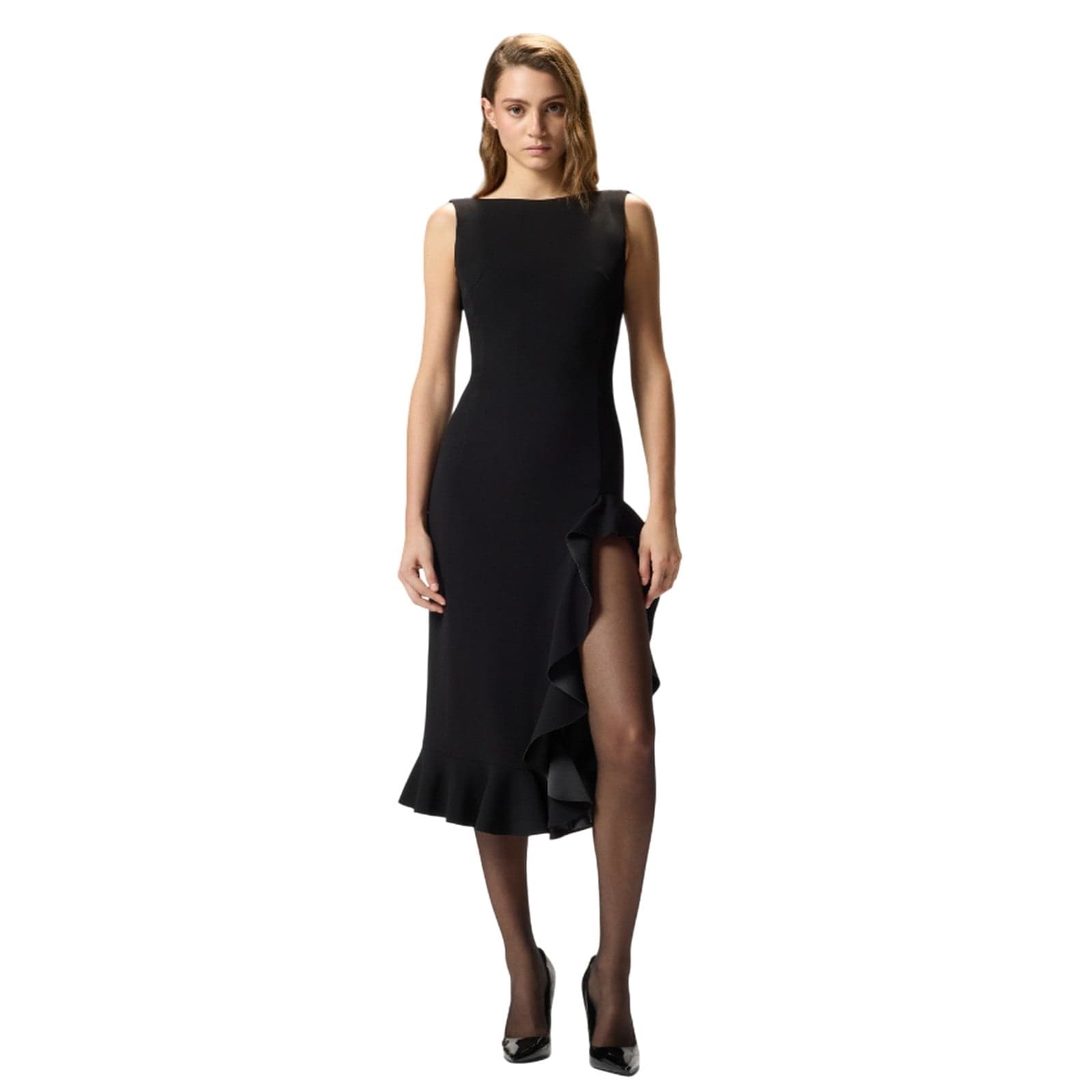 Pinko vestiti casual donna pinko - flipper abito double armoure - nero - 2