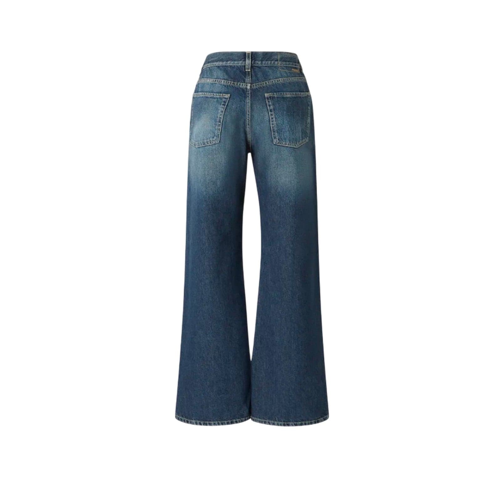 Pinko jeans donna pinko - wanda wide leg soft ocean - denim - 2