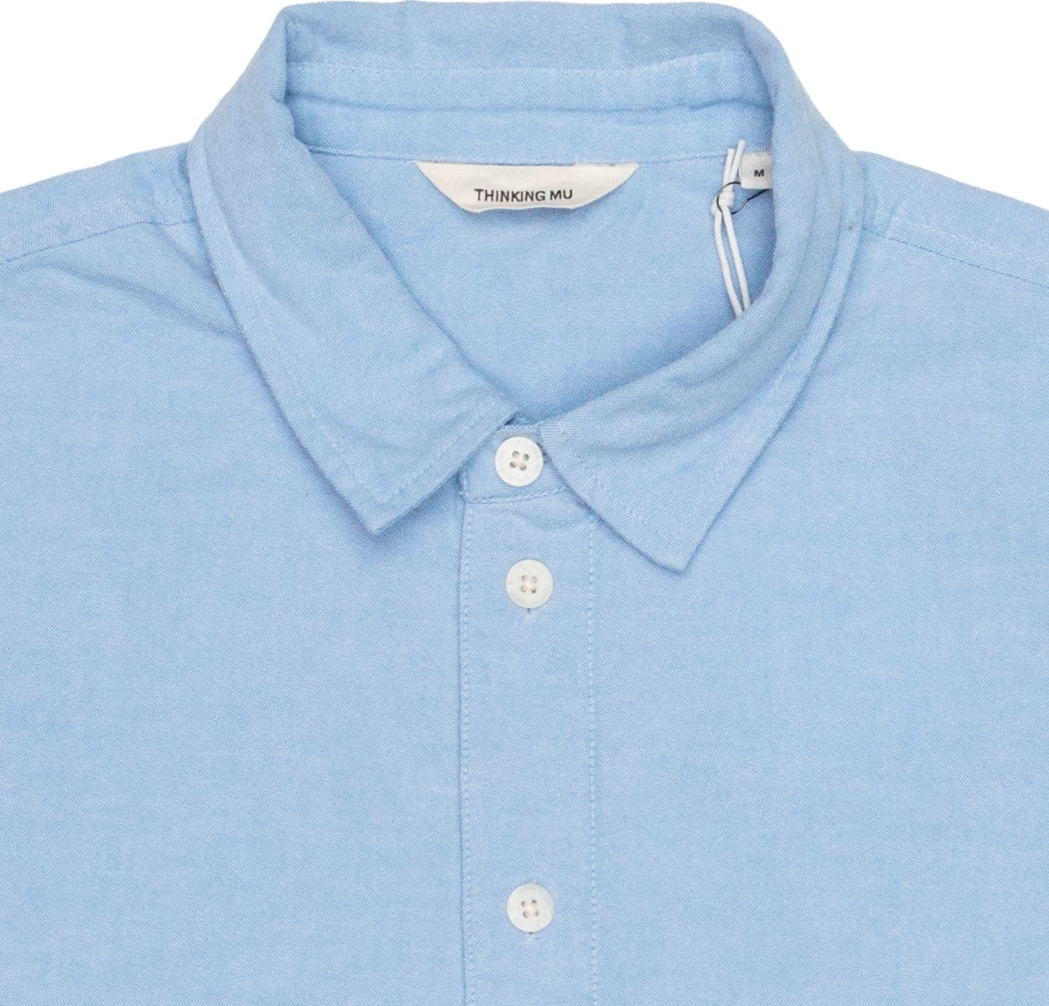 THINKING MU Shirt Uomo Thinking Mu Light Blue Jim - 2