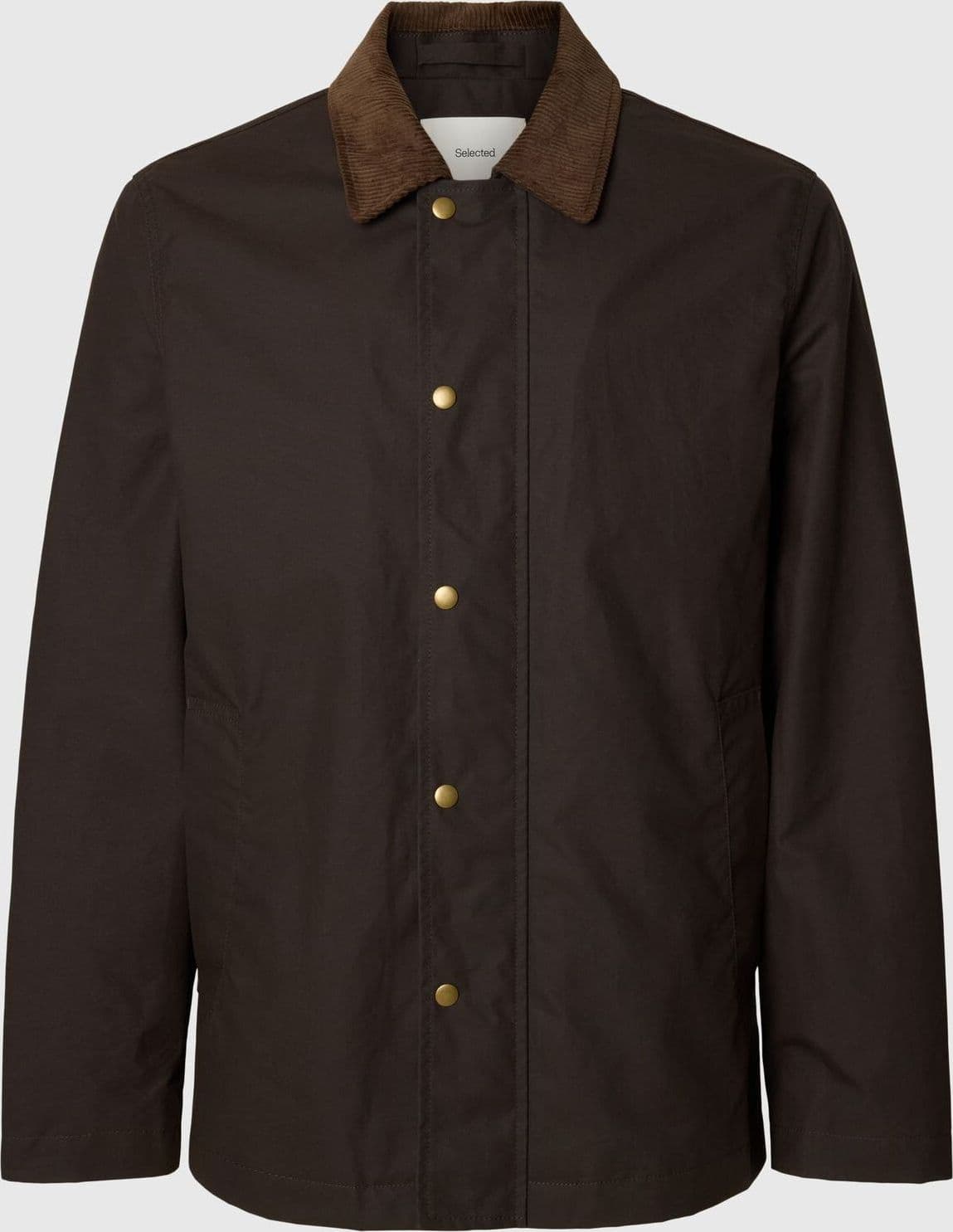 SELECTED Jacket Uomo Selected Waxed Cotton Grape Leaf - 5