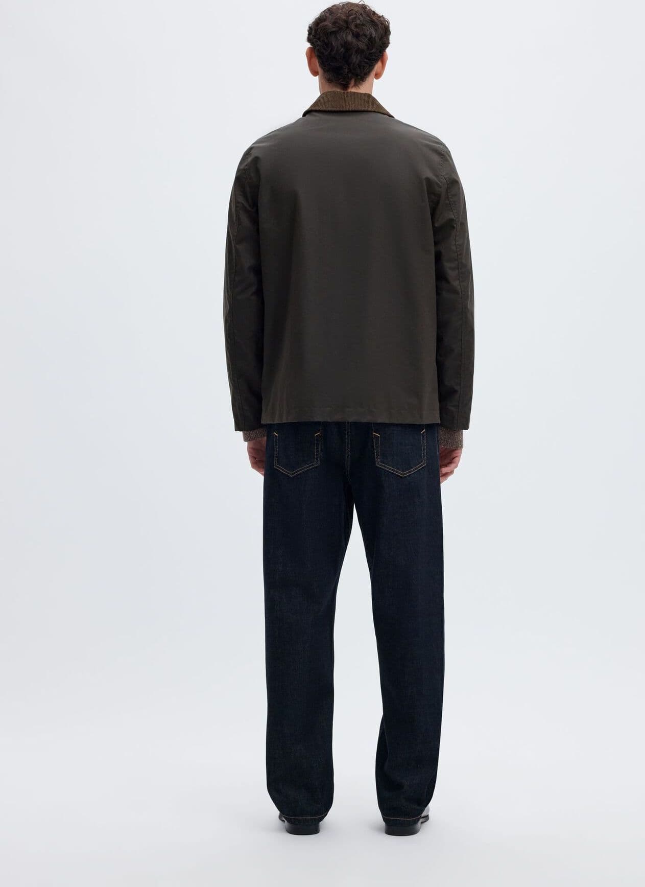 SELECTED Jacket Uomo Selected Waxed Cotton Grape Leaf - 3