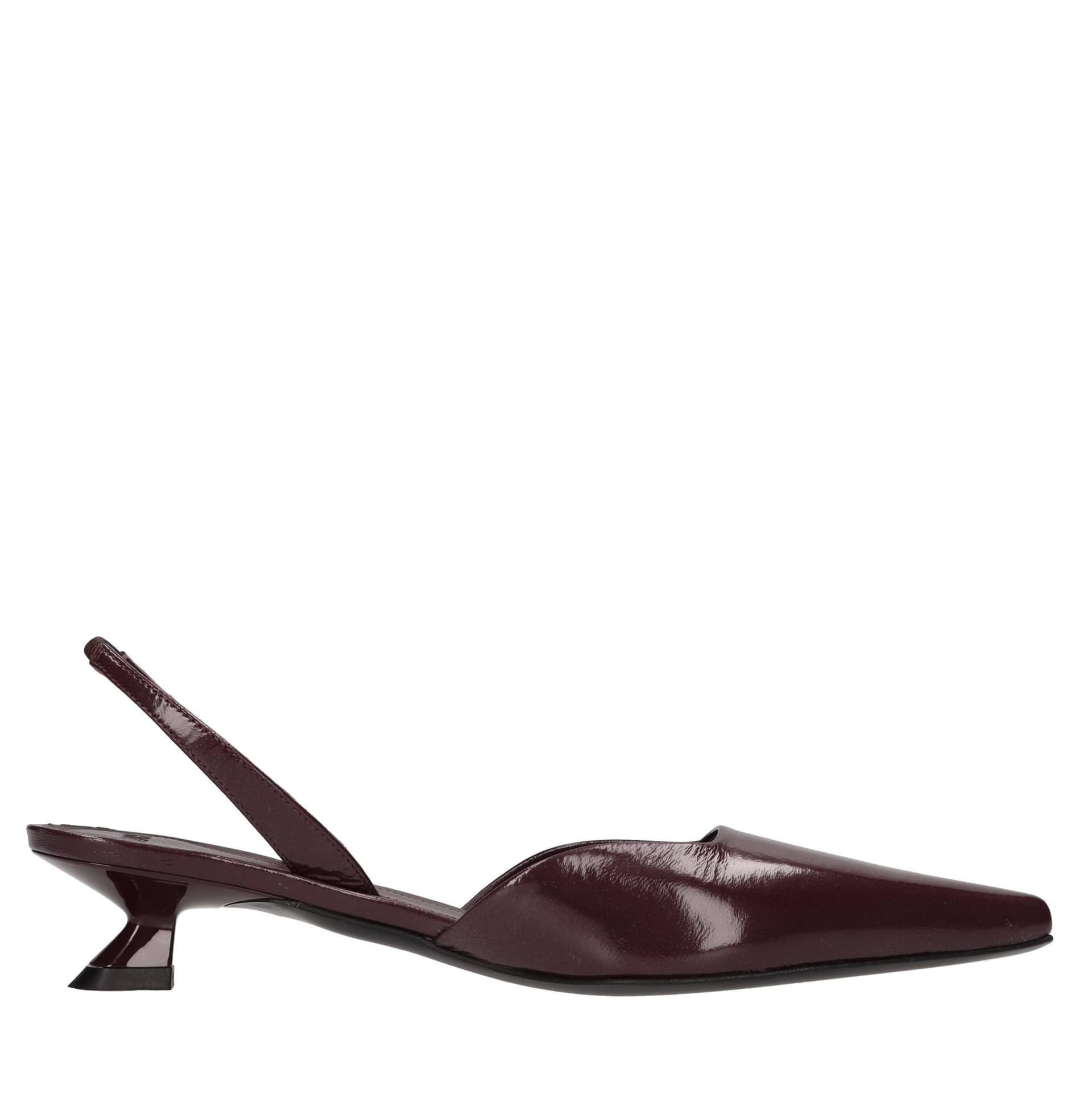 3JUIN  Scarpe con Tacco Bordeaux - 3