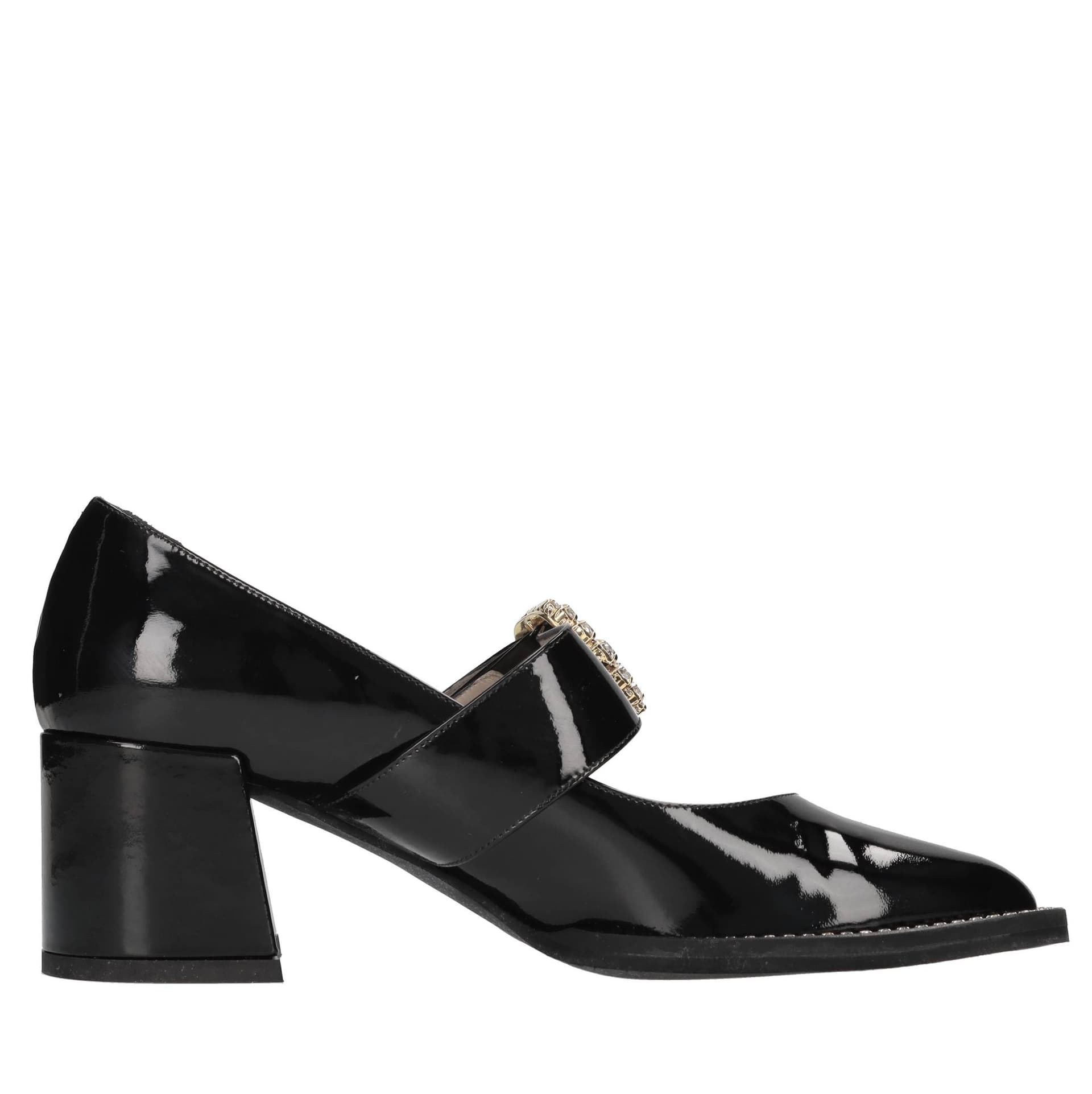 N°21  Scarpe con Tacco Nero - 3