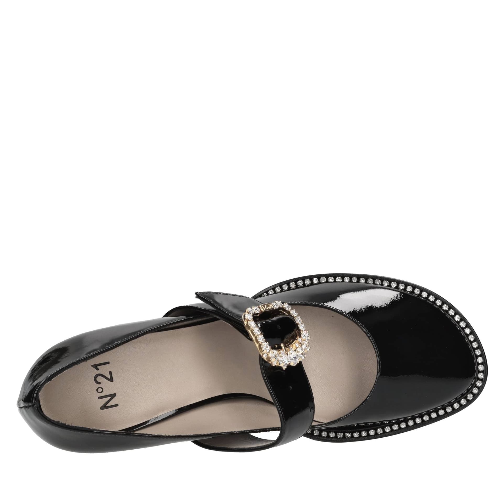 N°21  Scarpe con Tacco Nero - 5