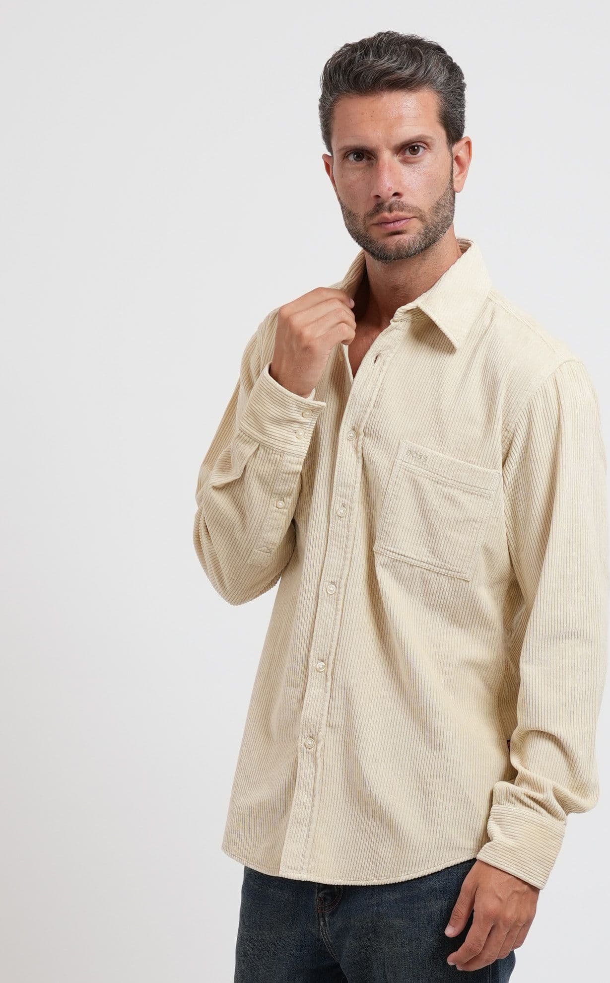 BOSS  Camicie Beige - 3