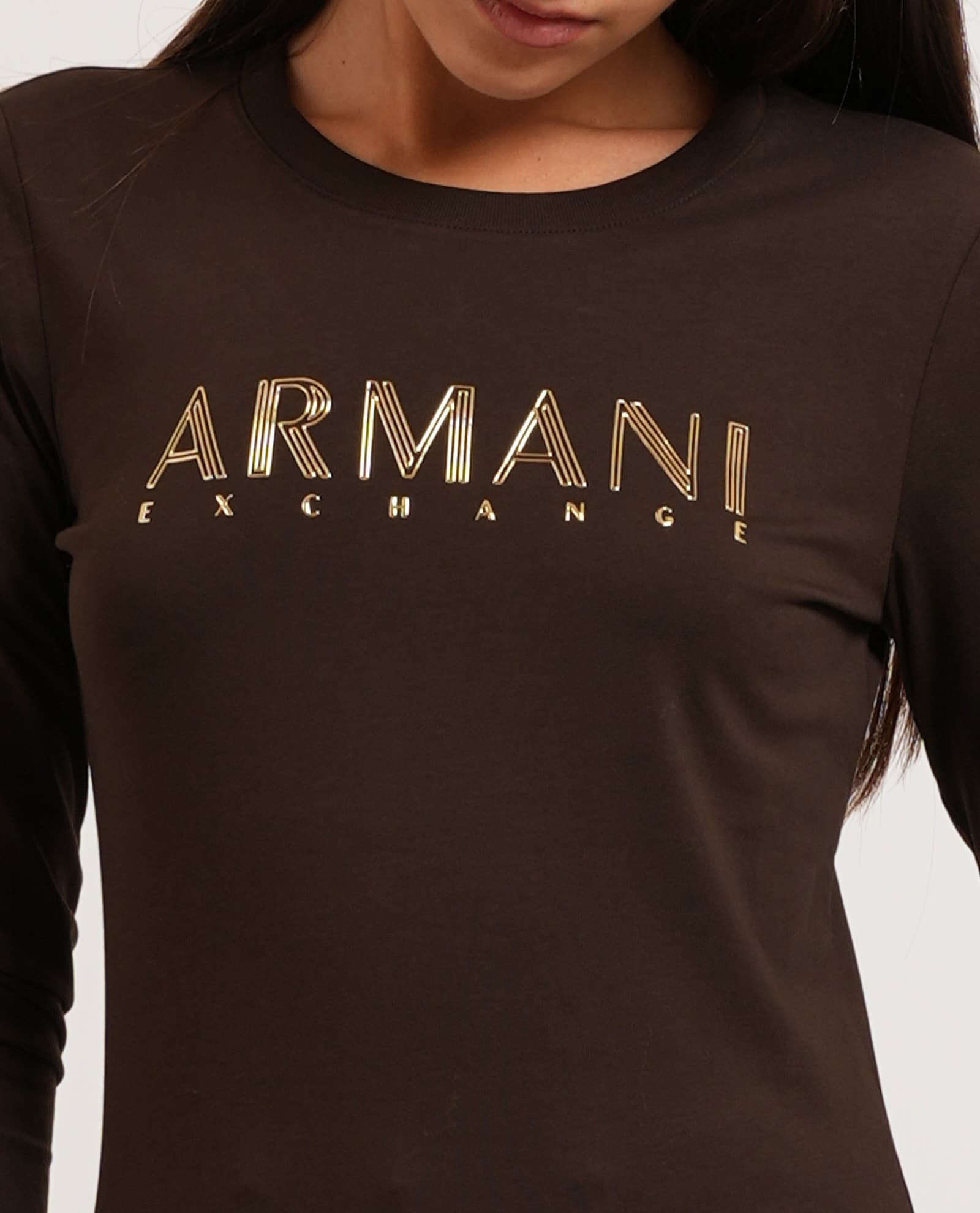 ARMANI EXCHANGE  T-shirt e Polo Marrone - 5