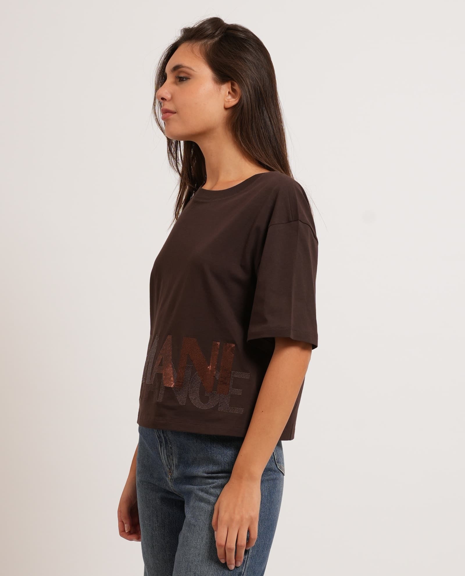 ARMANI EXCHANGE  T-shirt e Polo Marrone - 3