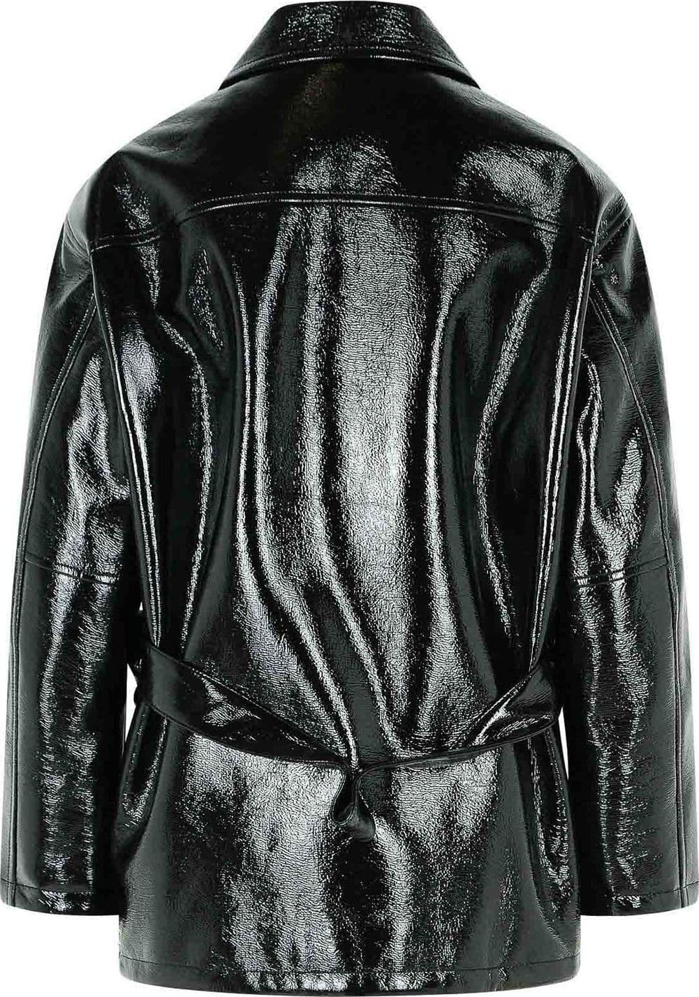 COURREGES Courreges Giacca in Pelle Donna Nera – 425CBL322VY0014-9999
