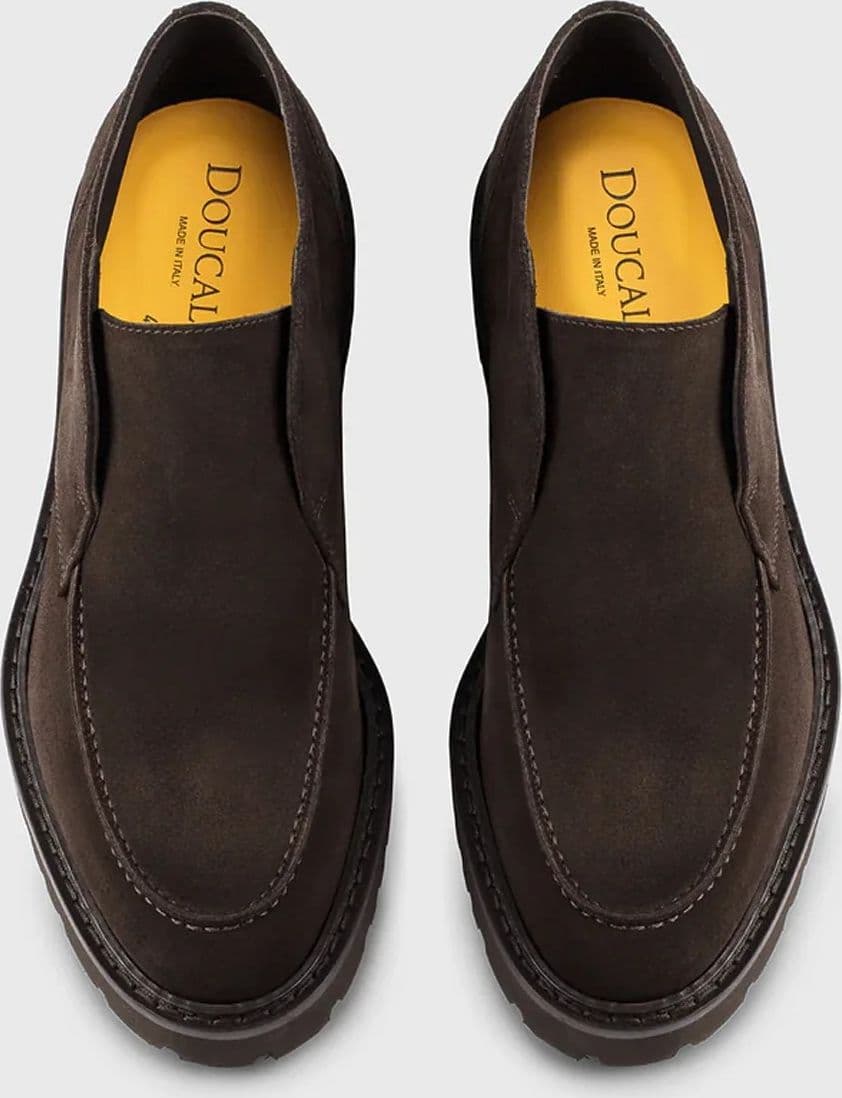 DOUCAL'S Doucal's Stivaletti Chelsea Uomo in Suede Marrone - 2