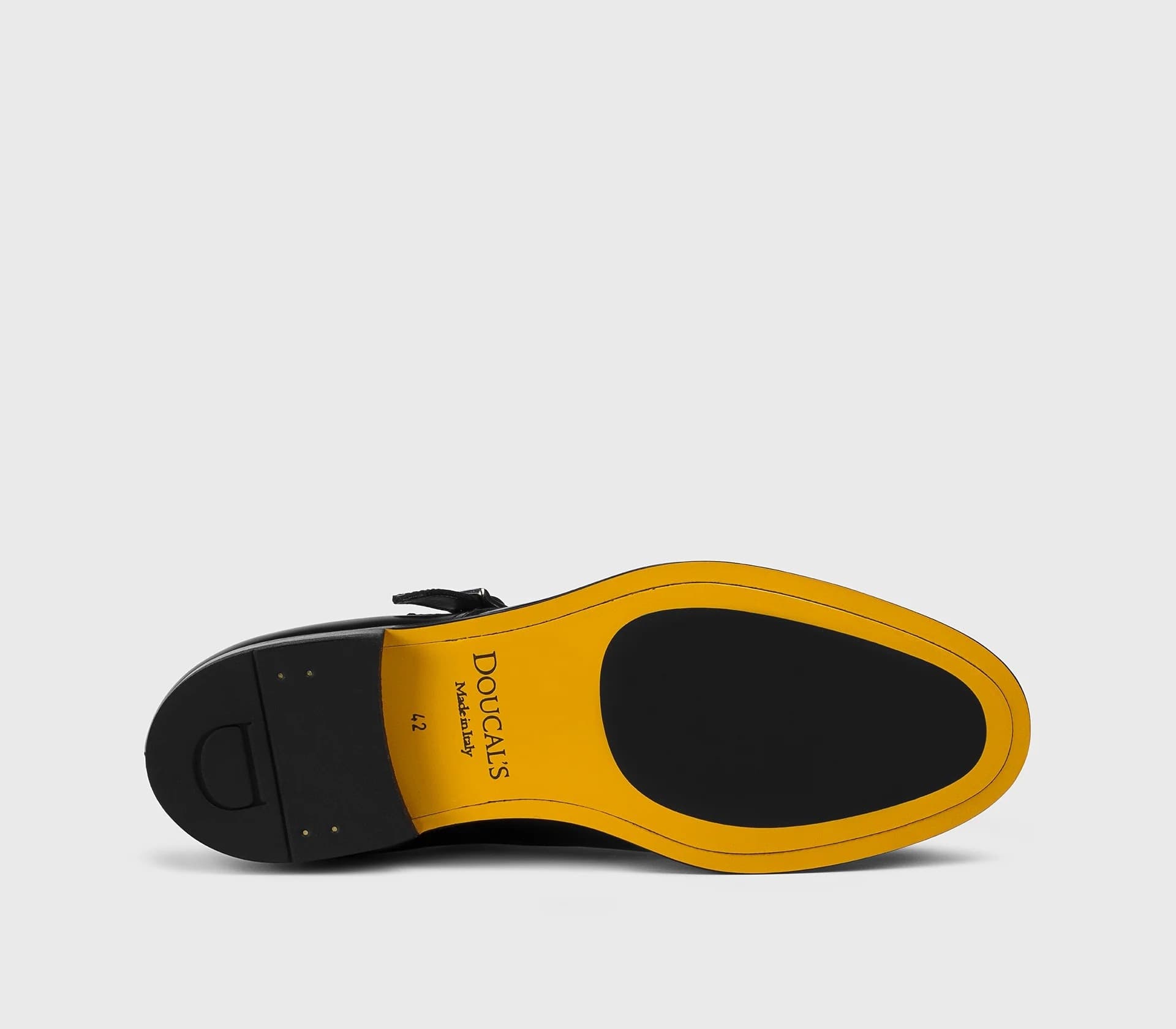 DOUCAL'S Doucal's Scarpe Doppia Fibbia Uomo in Pelle Nera - 2