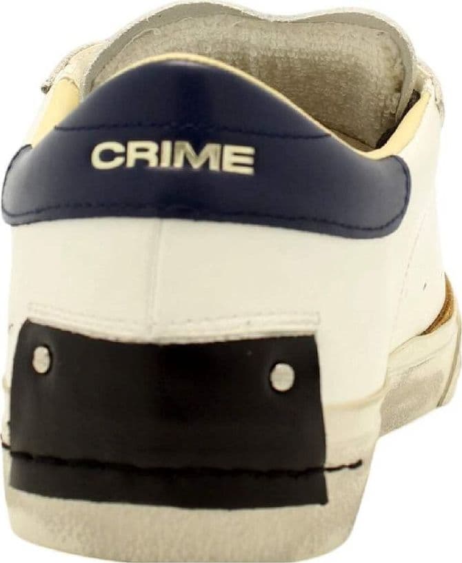 Crime London  Sneakers Uomo Bianche in Pelle – 11071AAB-10 - 2