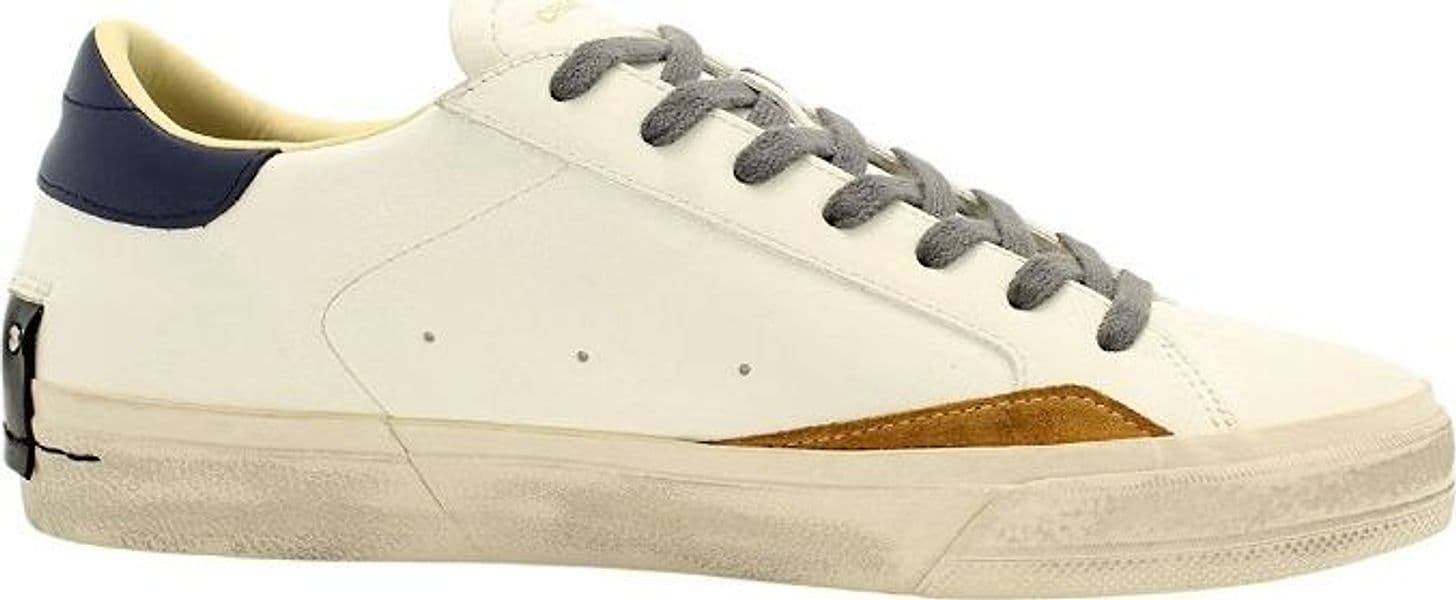 Crime London  Sneakers Uomo Bianche in Pelle – 11071AAB-10 - 3