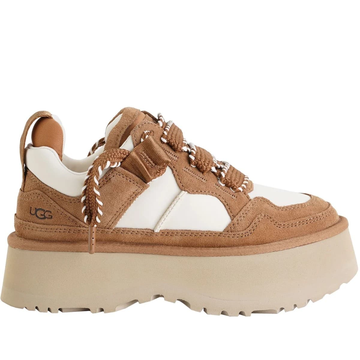 Ugg UGG Astromel Sneakers Platform Donna in Camoscio Chestnut