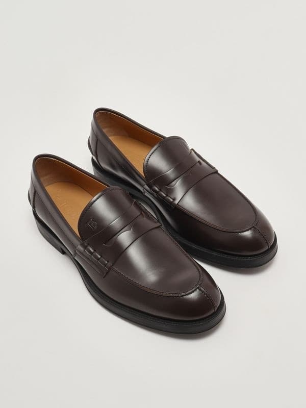Tod's Tod’s T Timeless Mocassini Uomo in Pelle Tabacco – XXM75L0JN80LYG-S810 - 3
