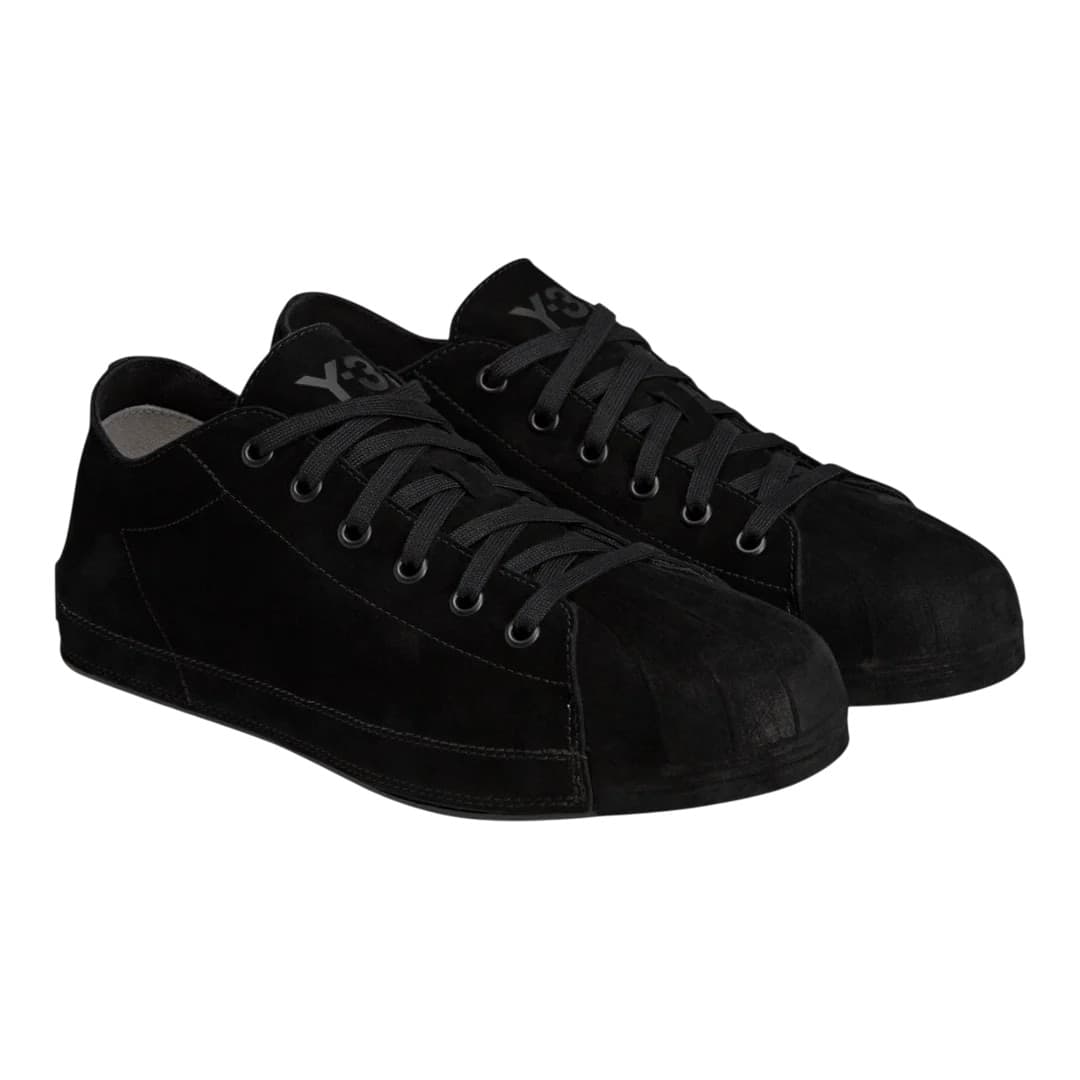 Y3 ADIDAS Adidas Y-3 Nizzastar Lo Sneakers Nere in Suede – JR7454 - 2