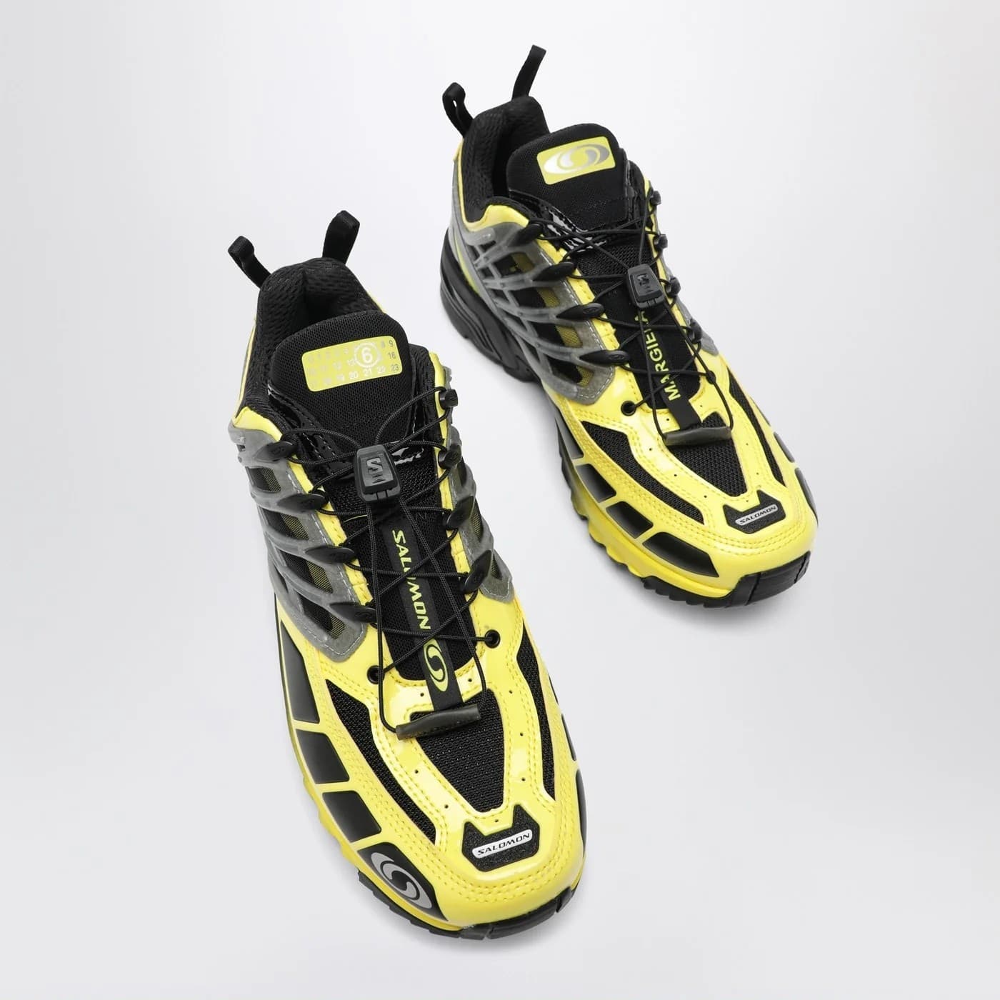 SALOMON X MM6 MM6 Maison Margiela x Salomon ACS Pro Sneakers Uomo Nero Giallo Argento – S59WS0214P6163-HB006 - 4