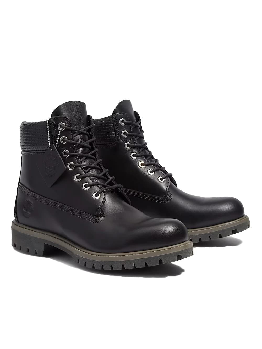 Timberland  Premium 6-Inch Stivaletti Uomo in Pelle Impermeabile Neri – TB0A2P6W-A3L - 3