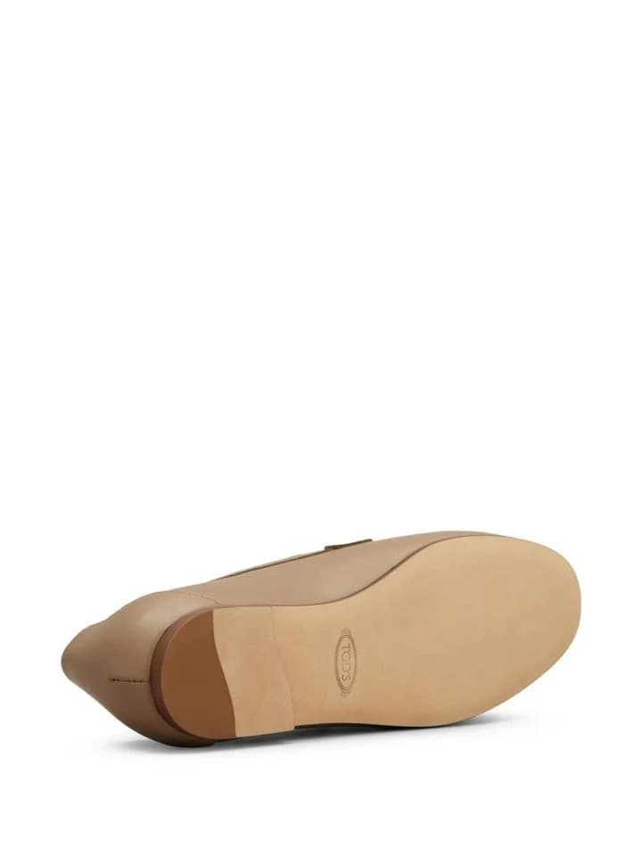 Tod's TOD'S Mocassini Donna in Pelle Marrone con Dettaglio T