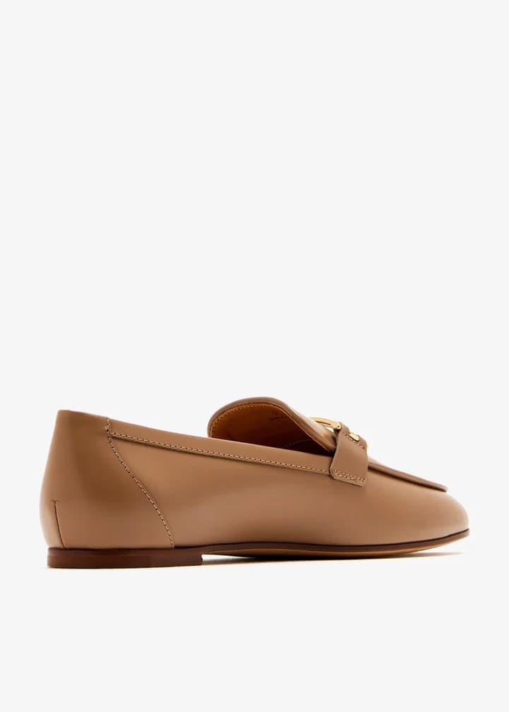 Tod's TOD'S Mocassini Donna in Pelle Marrone con Dettaglio T - 5