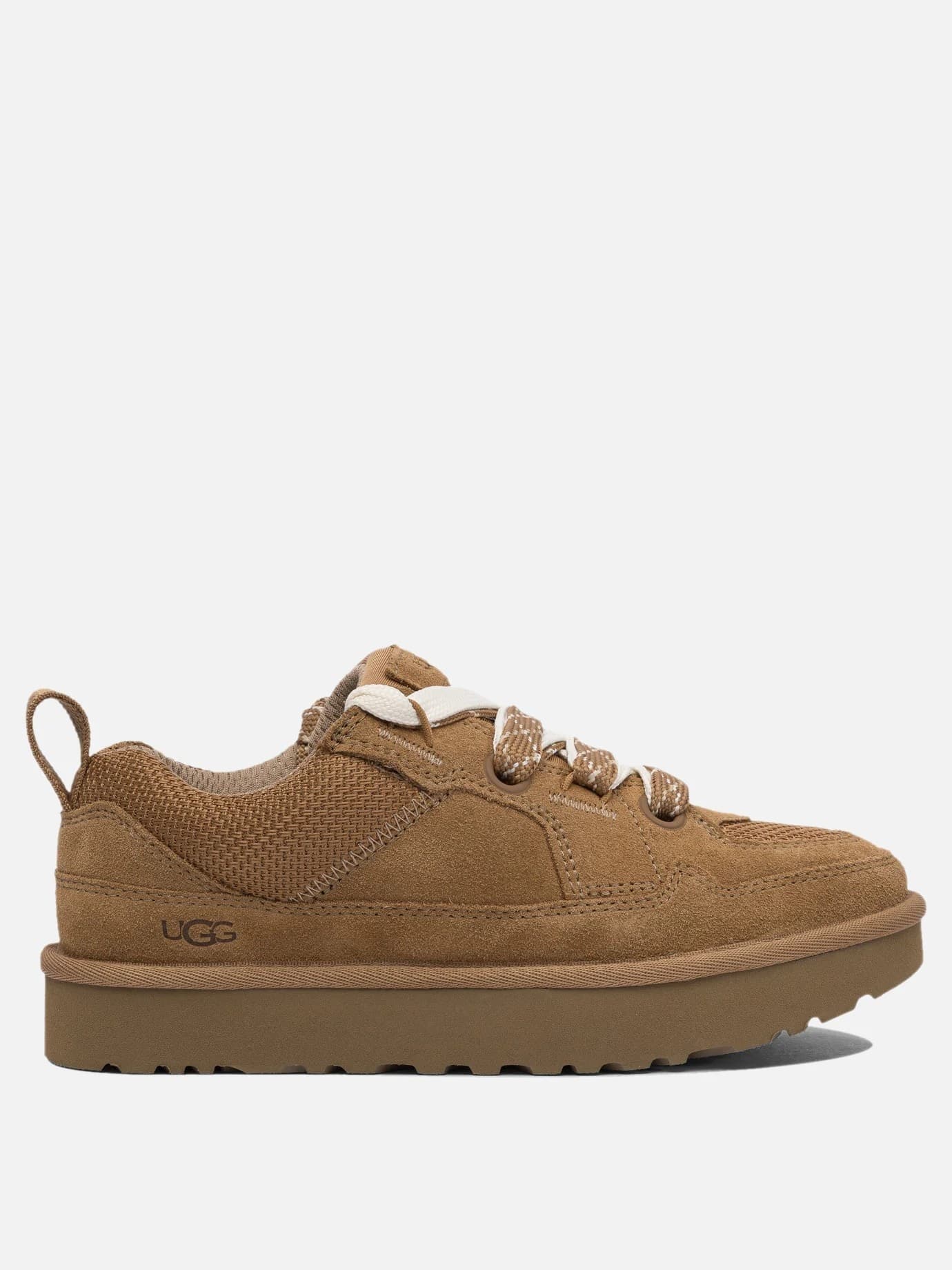 Ugg UGG Lo Lowmel Sneakers Donna Avorio in Suede e Mesh - 2